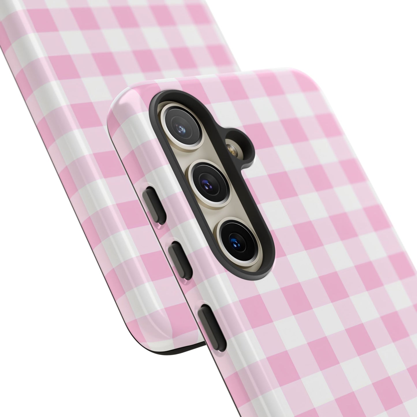 Gingham in Pink - Tough Phone Case