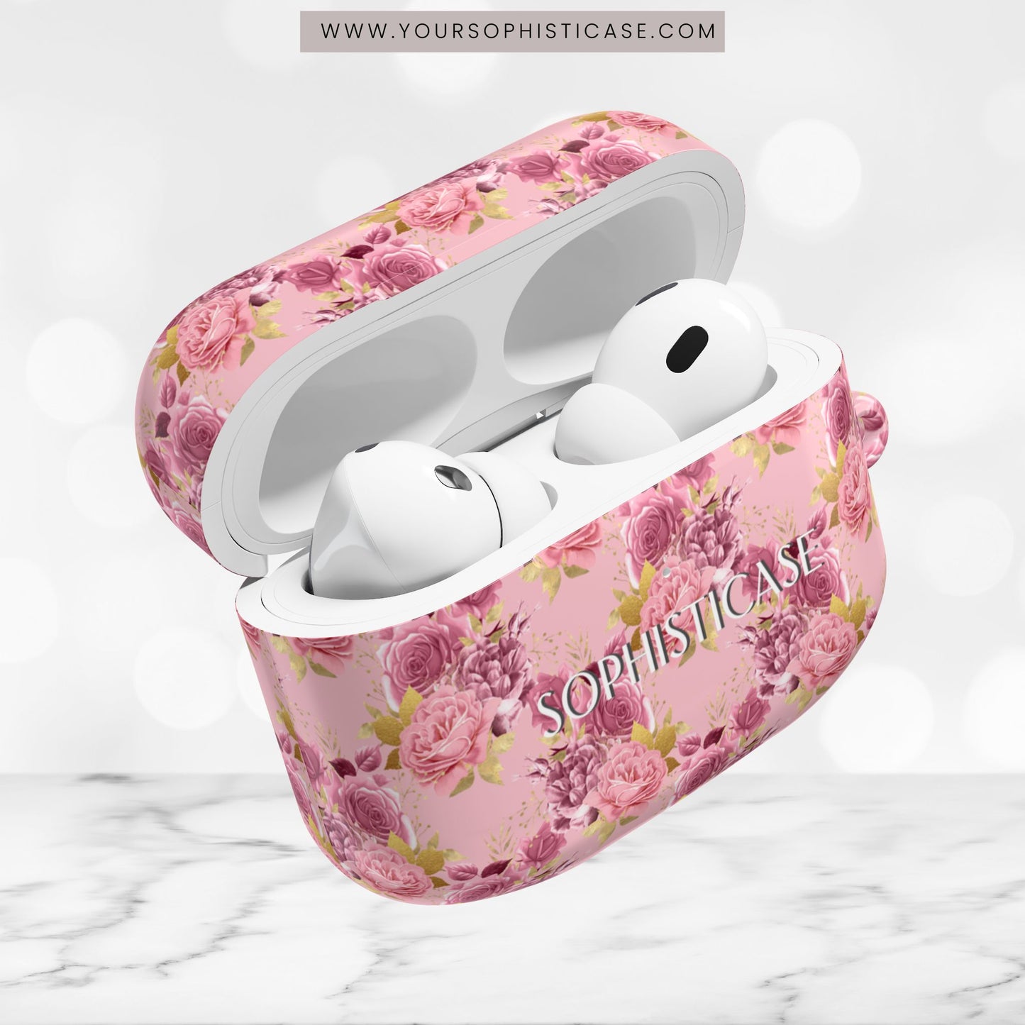 AirPod Cases - Rose Diamond Romance in Amelie