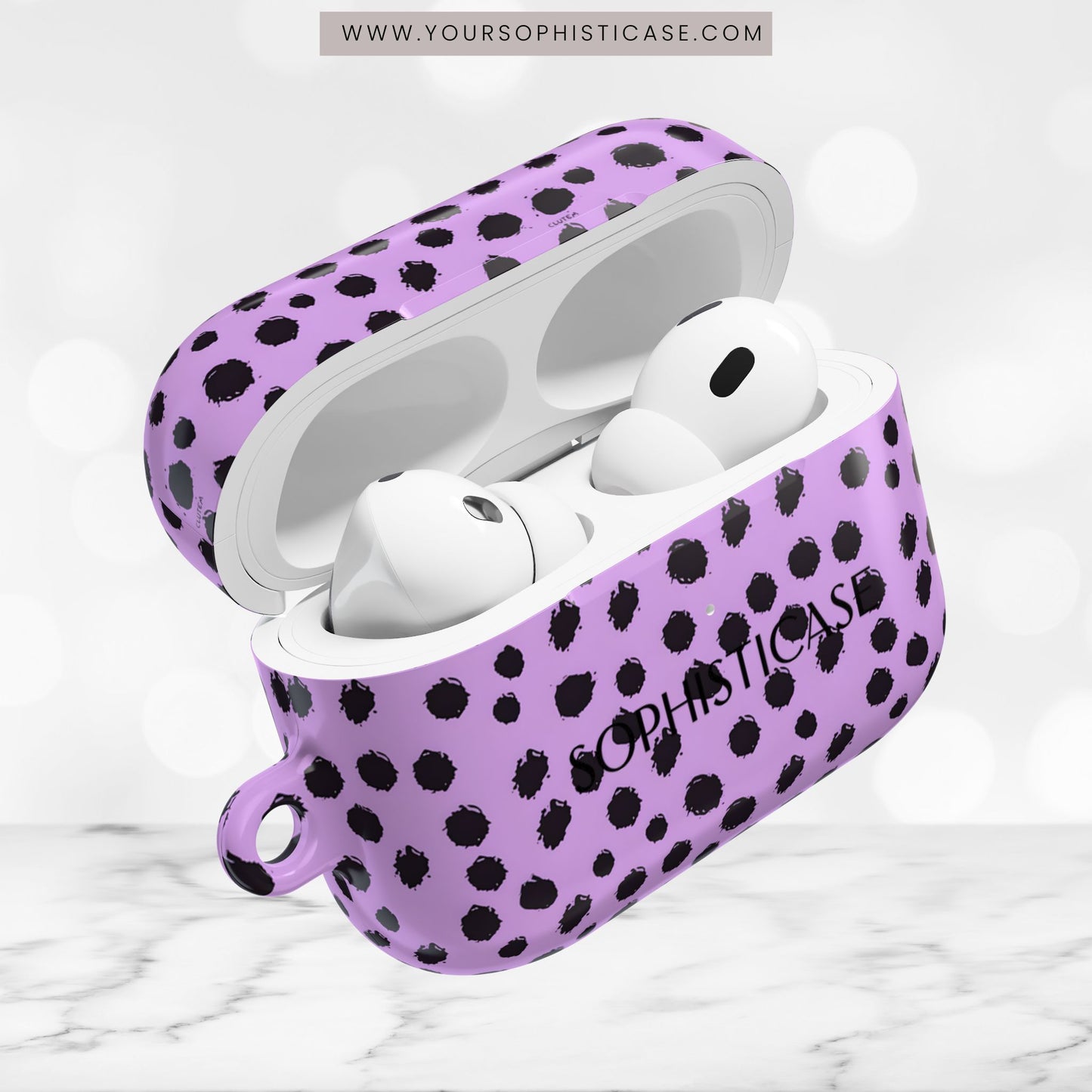 AirPod Cases - Cheetahs and Liars in Purple