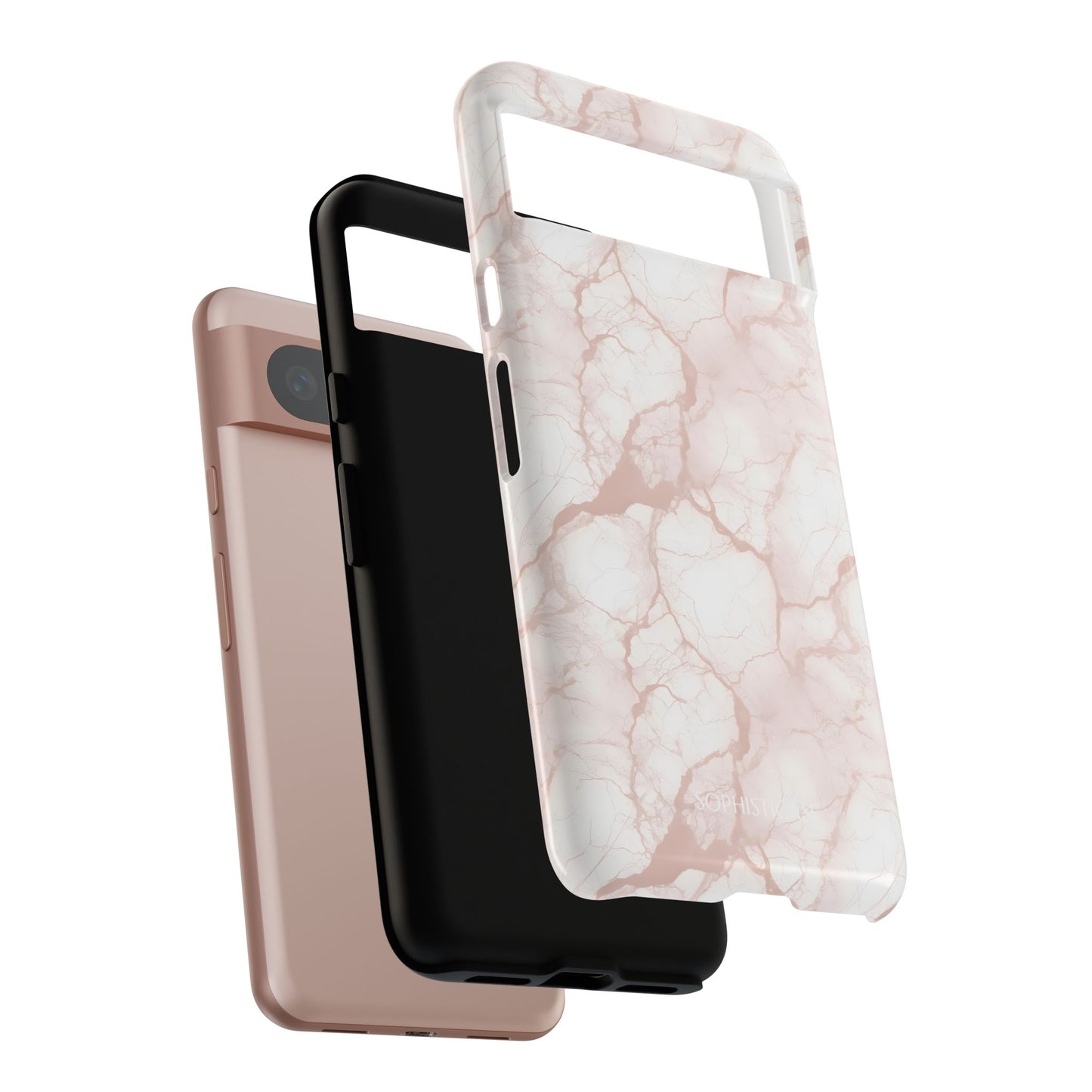 Marble Opulence in Neutral Beige - Google Pixel Case