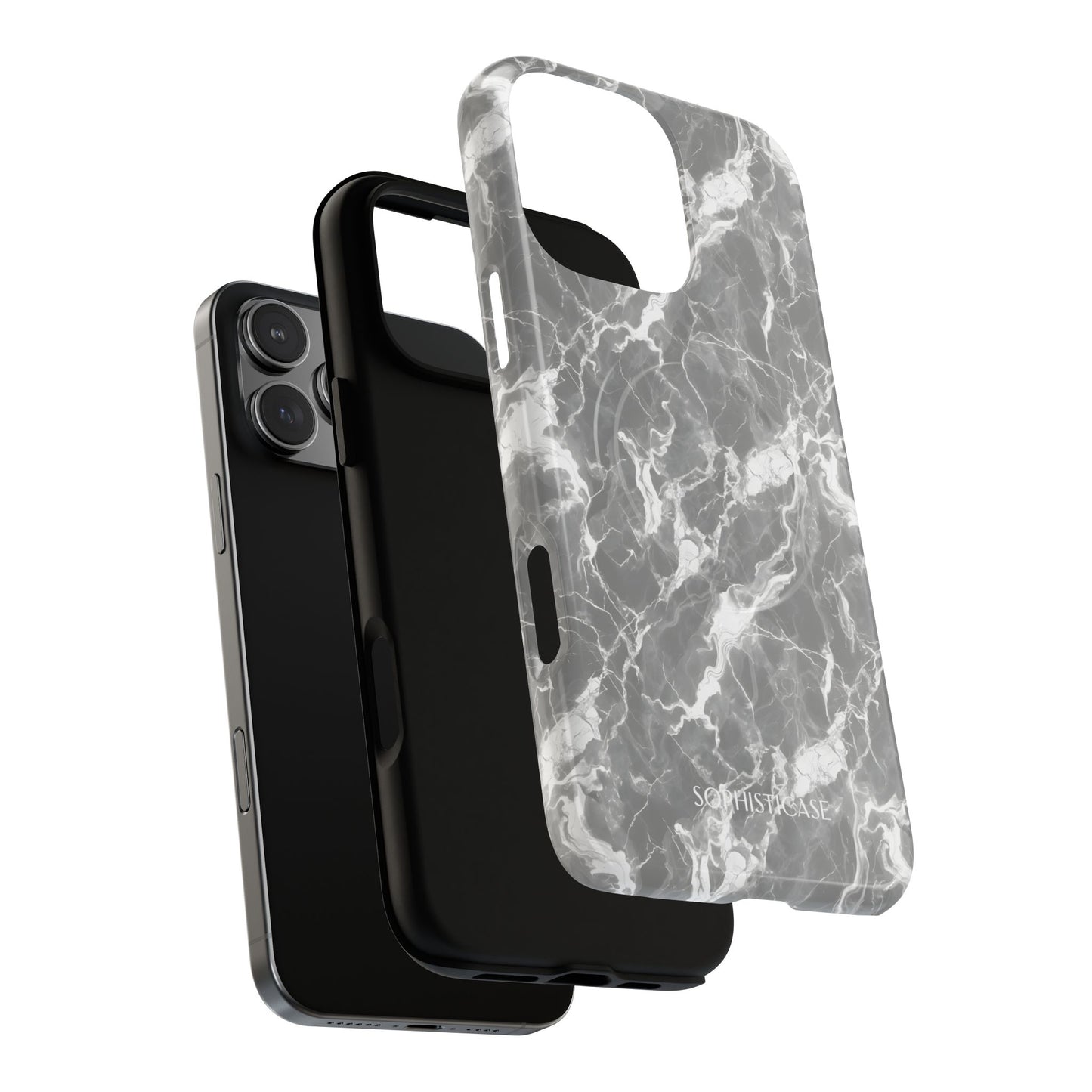 Marble Crush in Grey - Magsafe Case