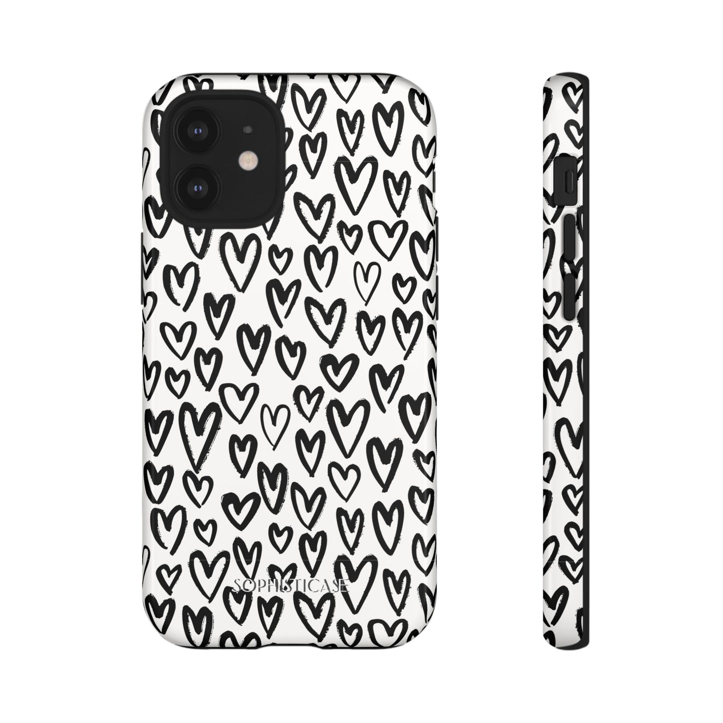 Dark Thoughts in Urban Heart - Tough Phone Case