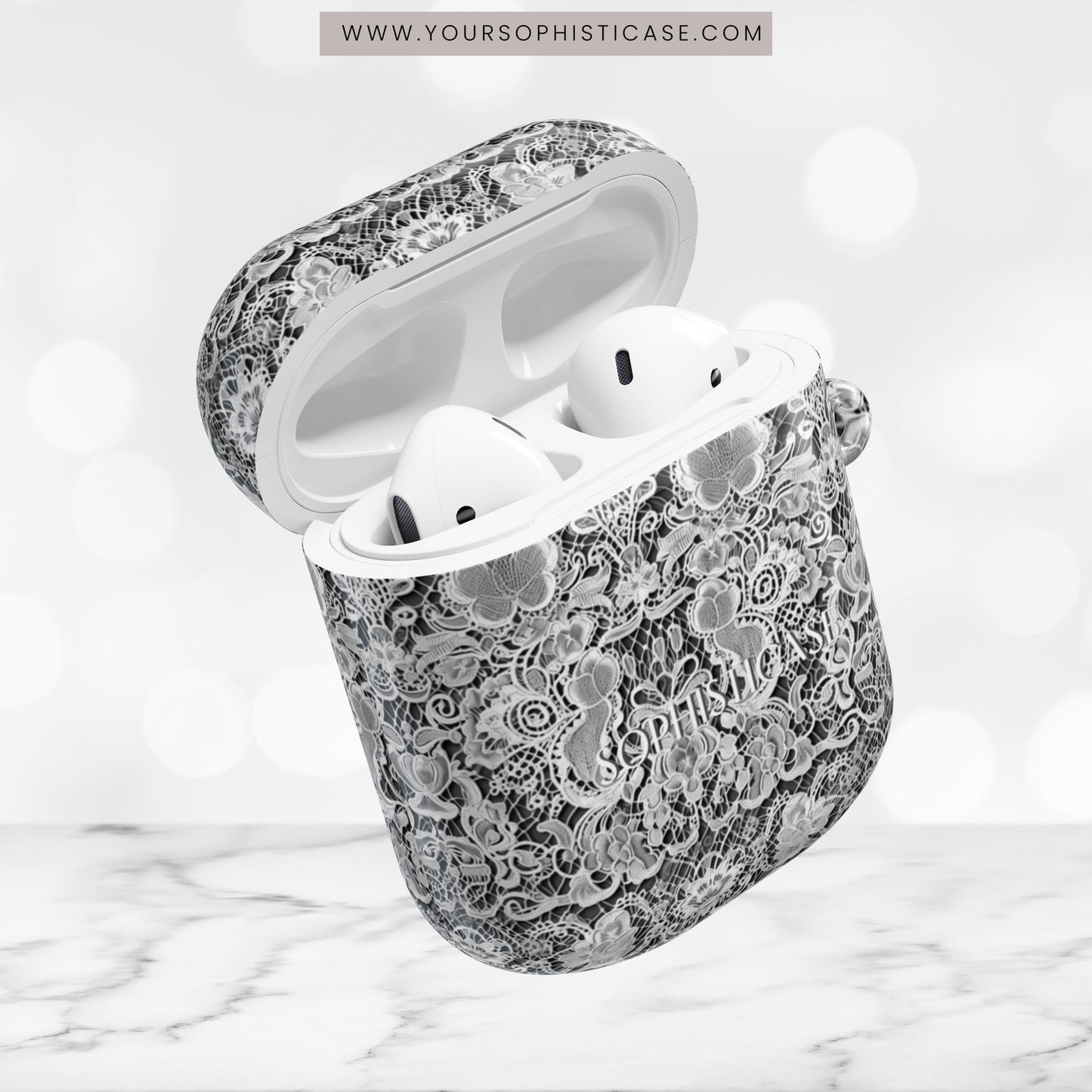 AirPod Cases - Luxe Lace in Black