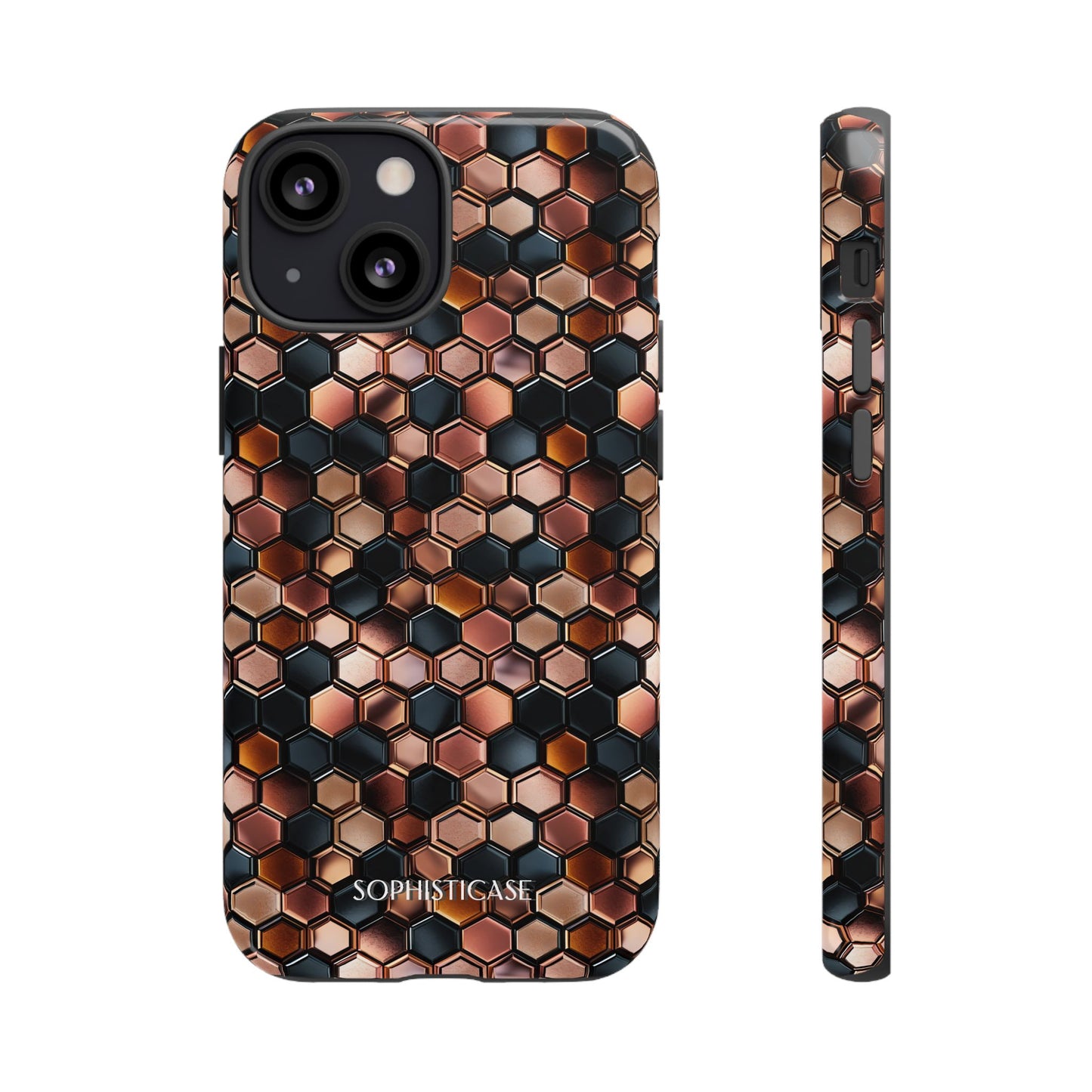Rose' Runway in Honeycomb Mosaic - Tough Phone Case
