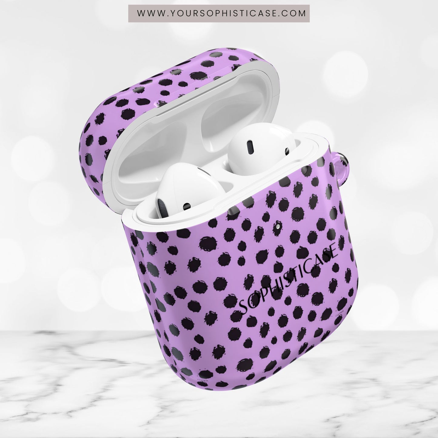 AirPod Cases - Cheetahs and Liars in Purple
