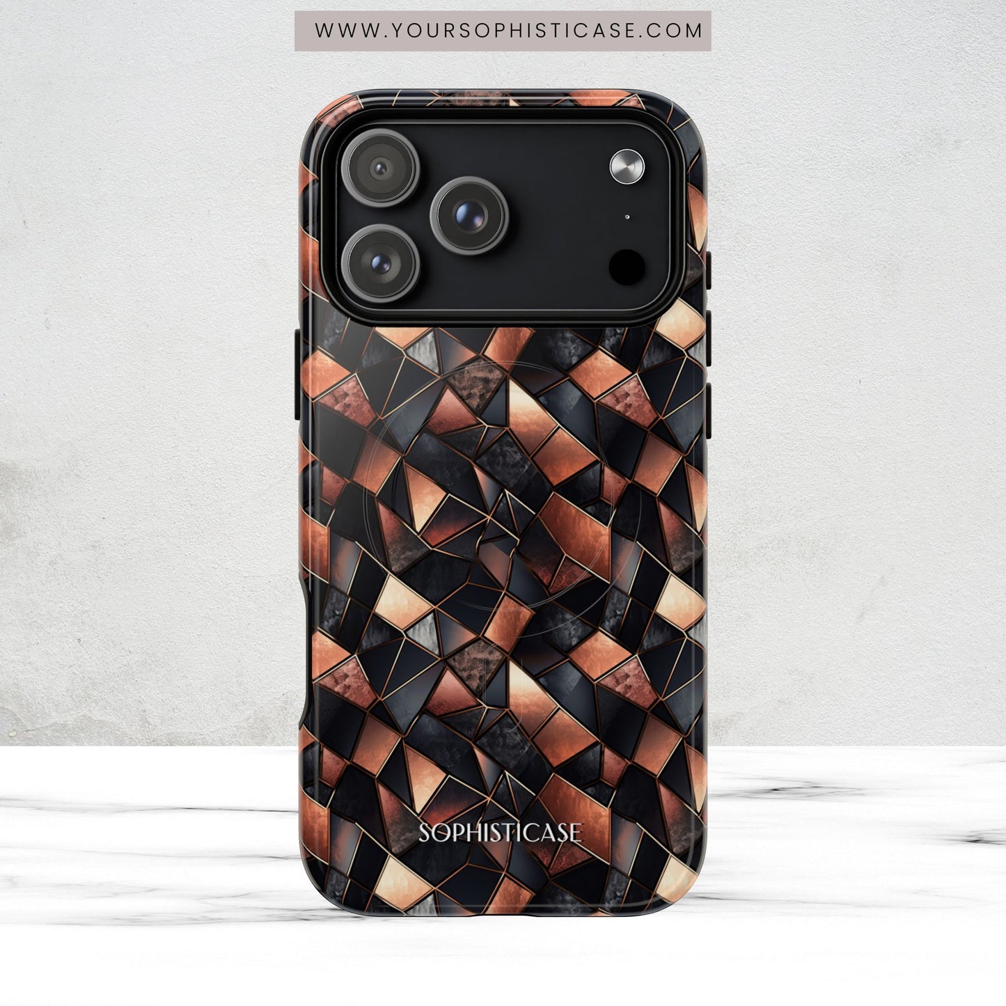Rose' Runway in Noir Mosaic - Magsafe Case