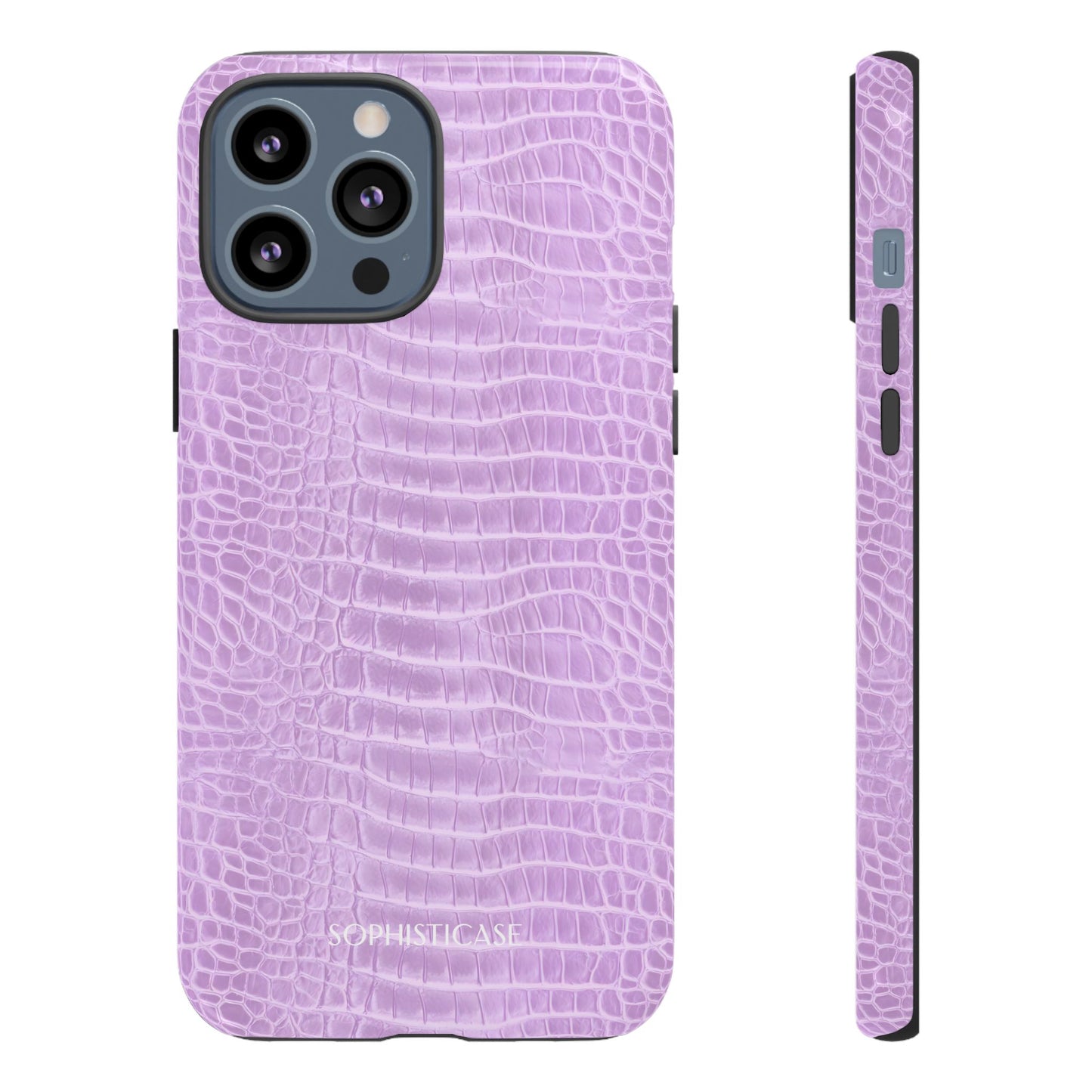 Luxe Leather in Purple - iPhone Case
