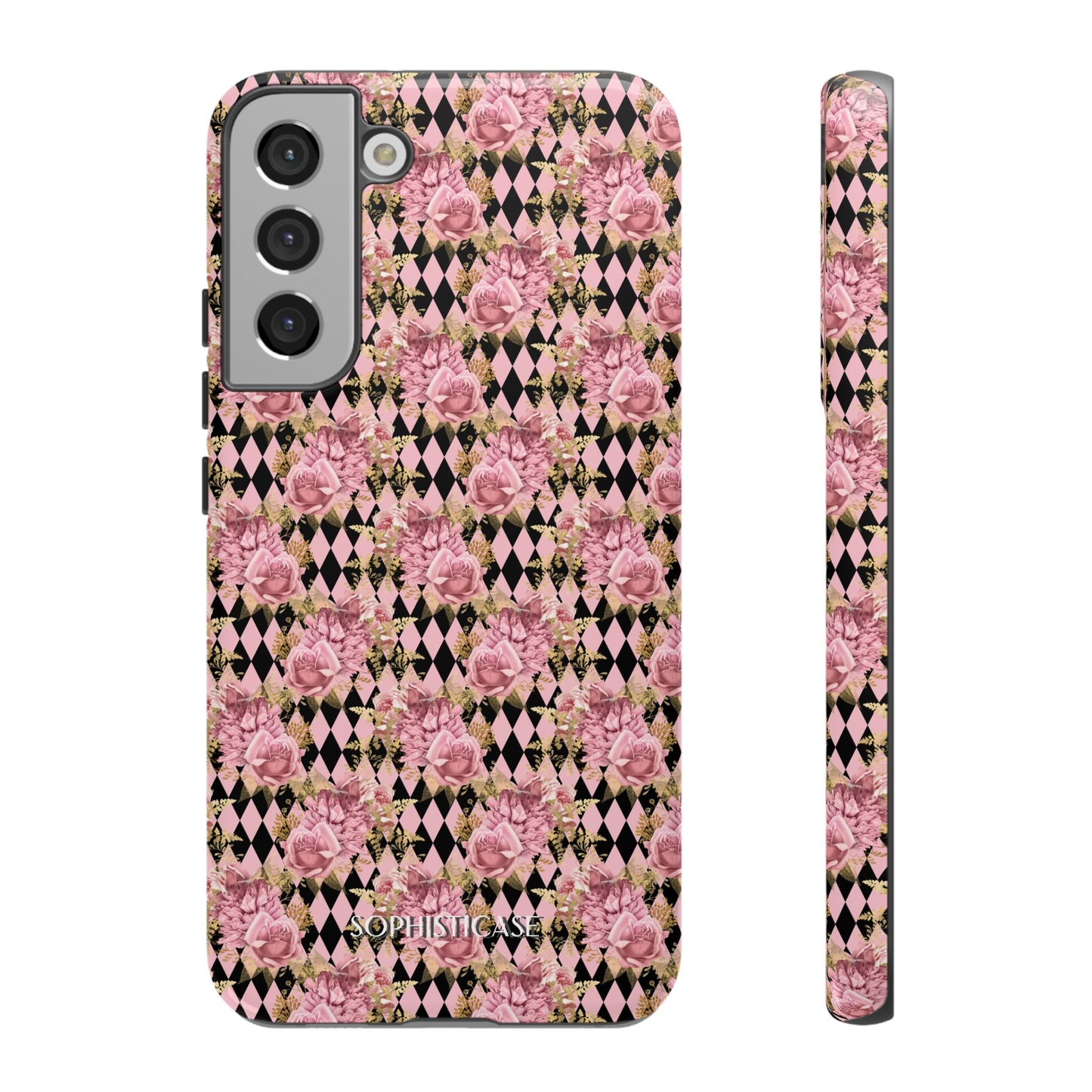 Rose Diamond Romance in Isolde - Tough Phone Case