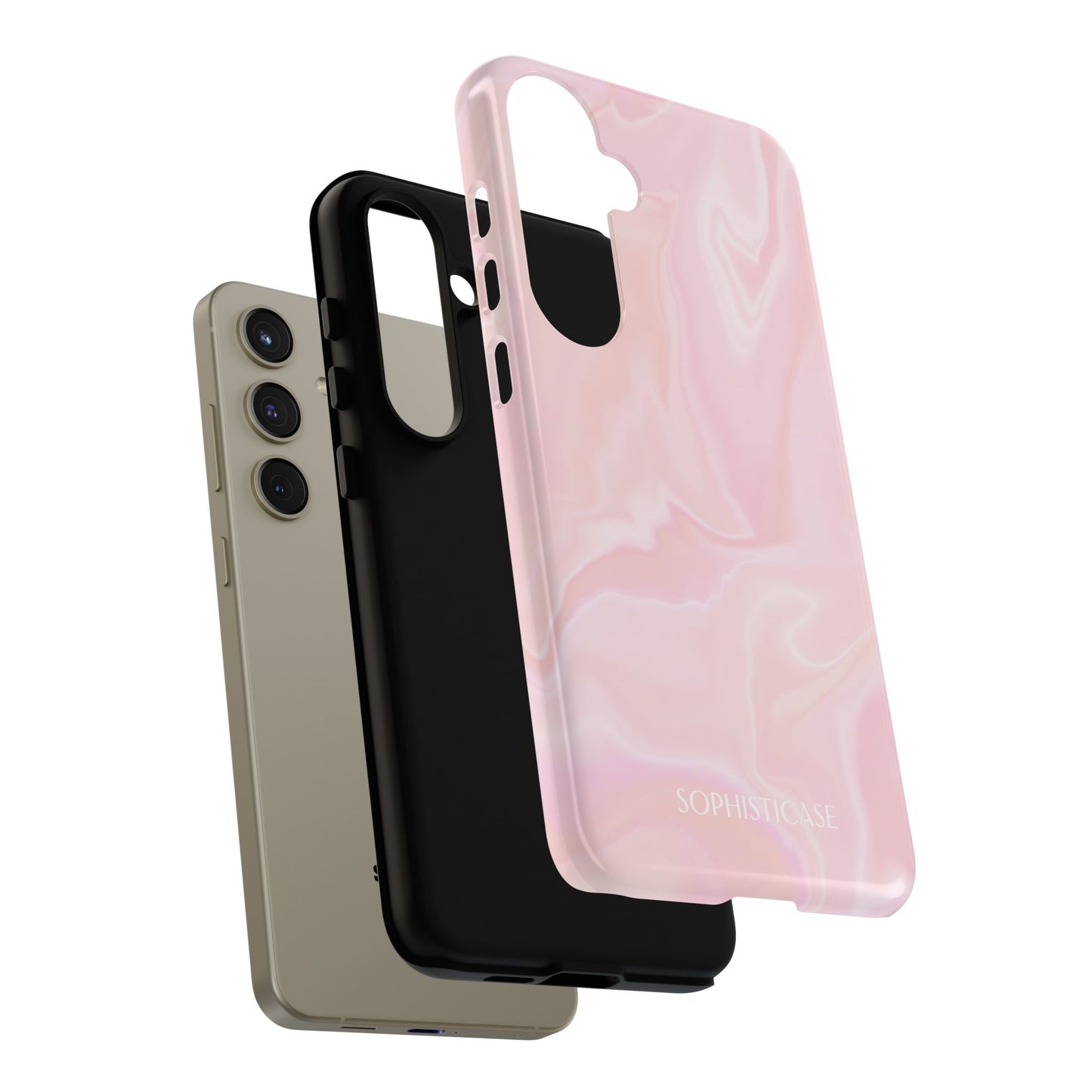 Liquid Magic in Pink Haze - Protective Phone Case for Samsung Galaxy