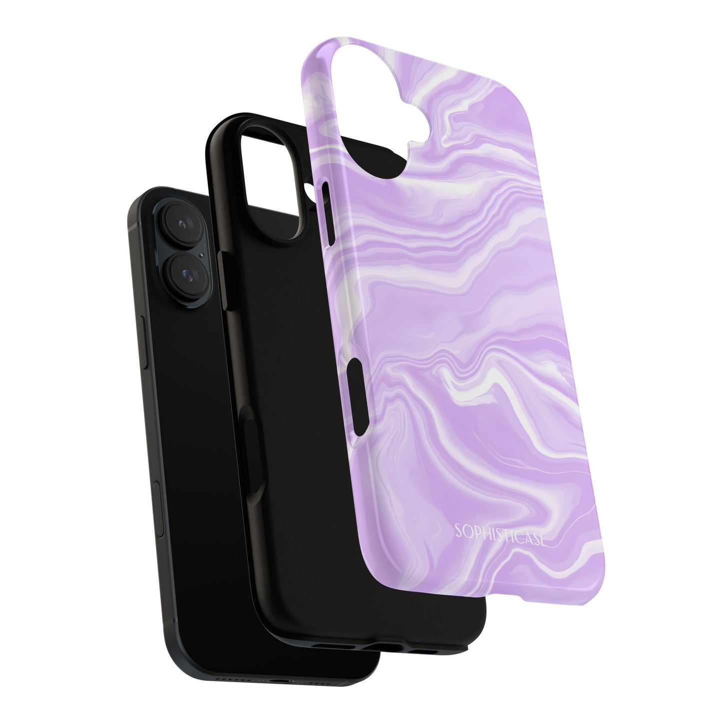 Liquid Dreams in Light Purple - iPhone Case