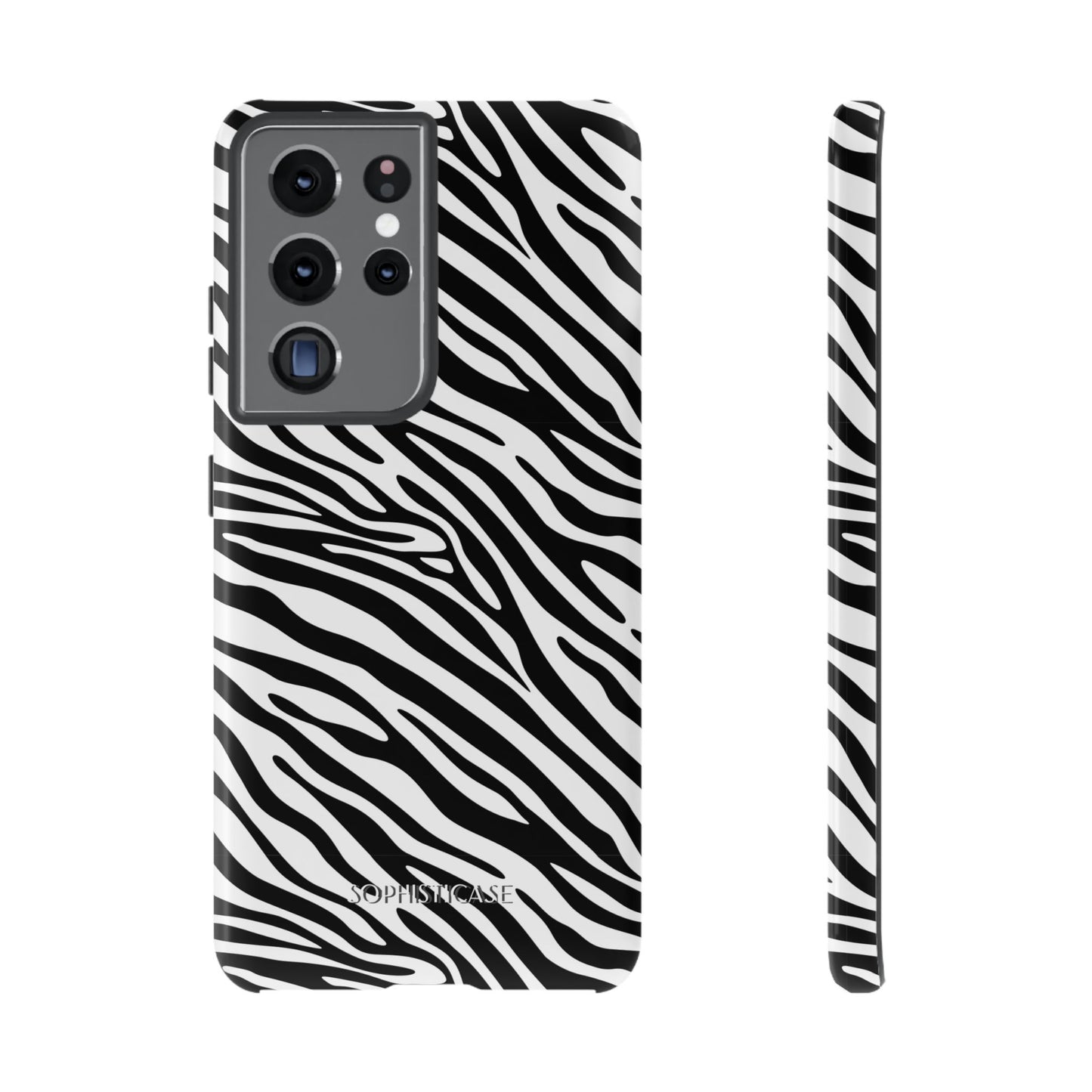 Dark Thoughts in Urban Zebra - Tough Phone Case