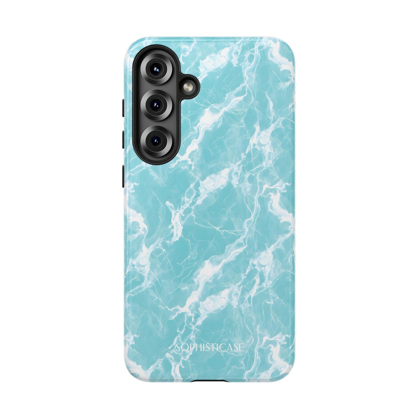Marble Crush in Aqua - Samsung Galaxy Case