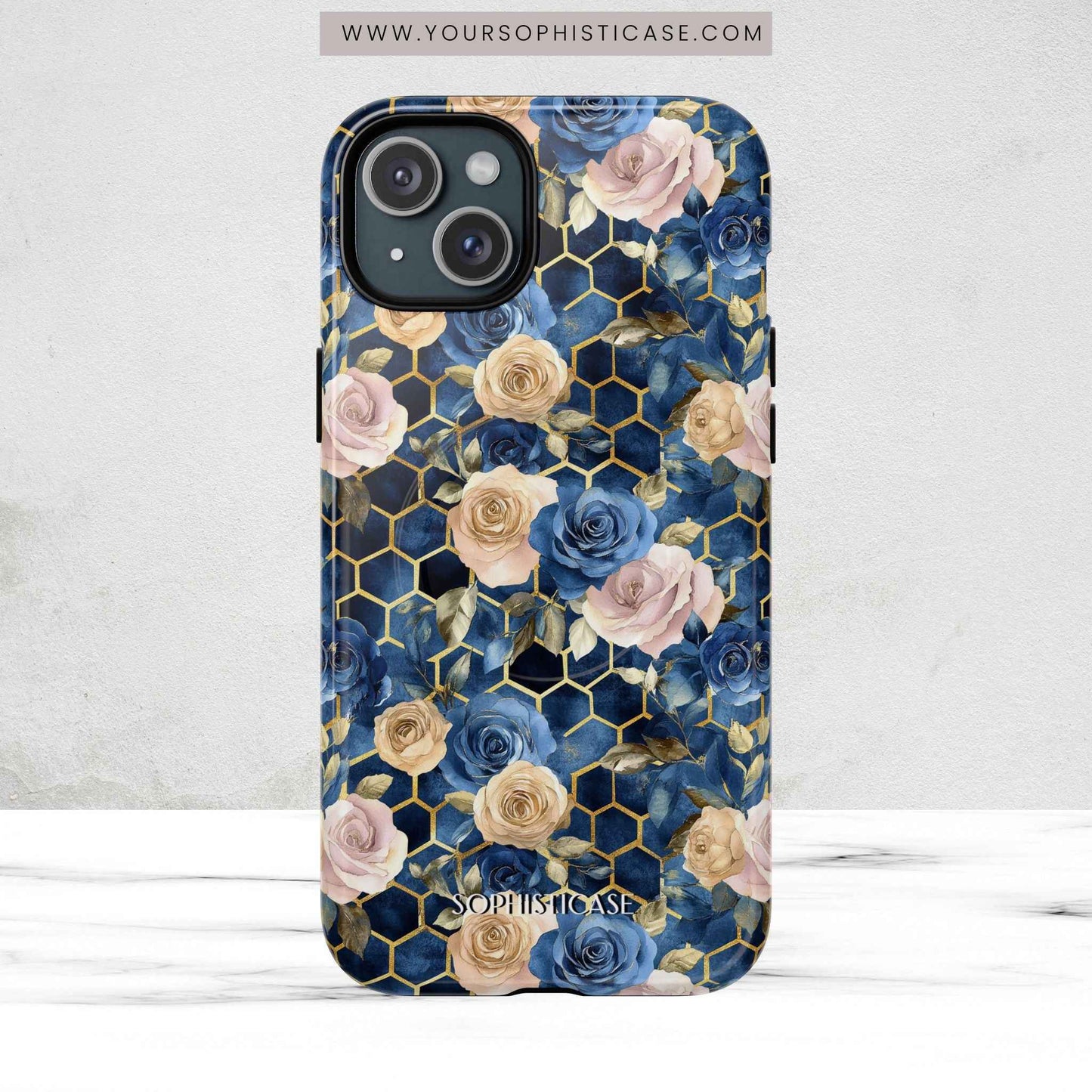 Royal Floral in Midnight Rose - iPhone Magsafe Case
