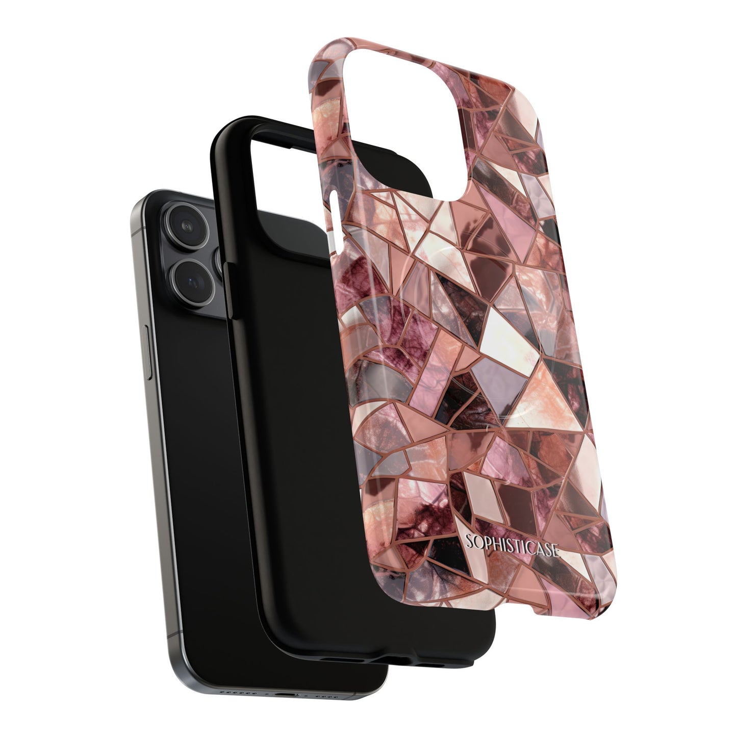 Rose' Runway in Merlot Mosaic - Magsafe Case