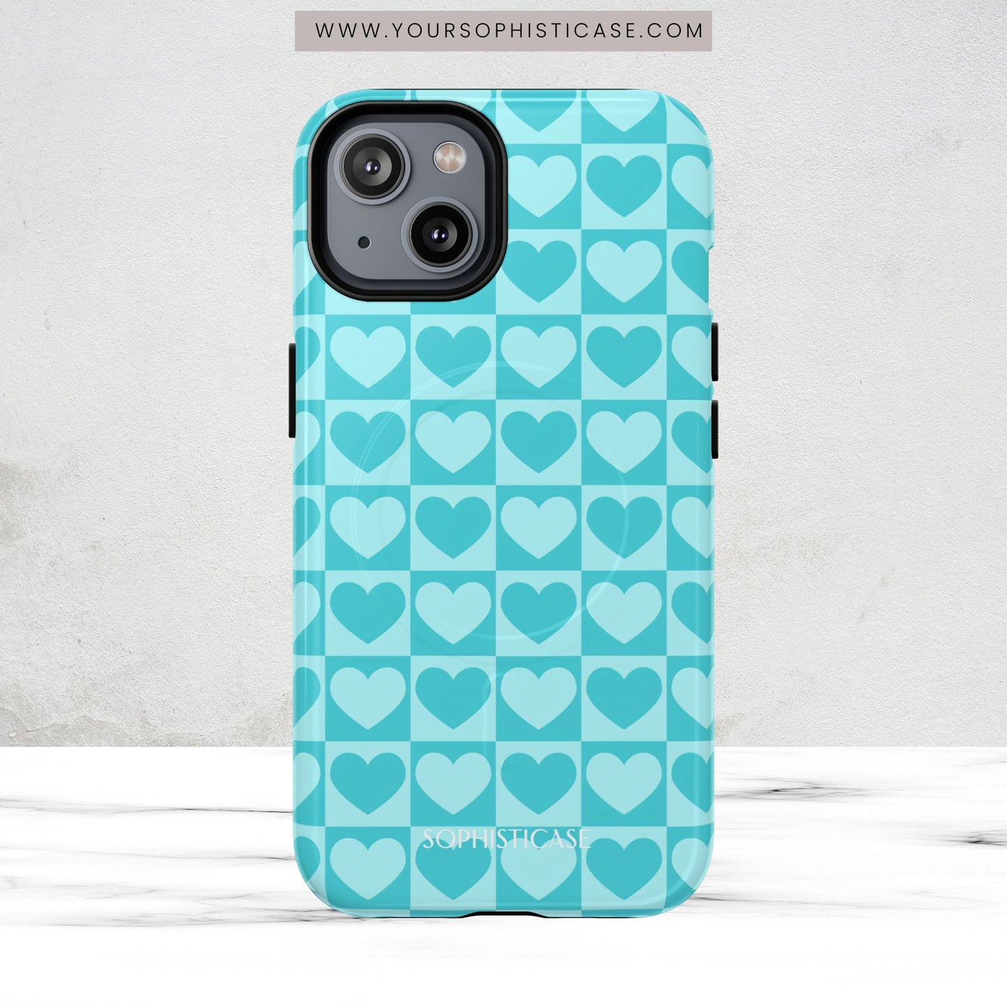 Tough Love in Aqua - Magsafe Case