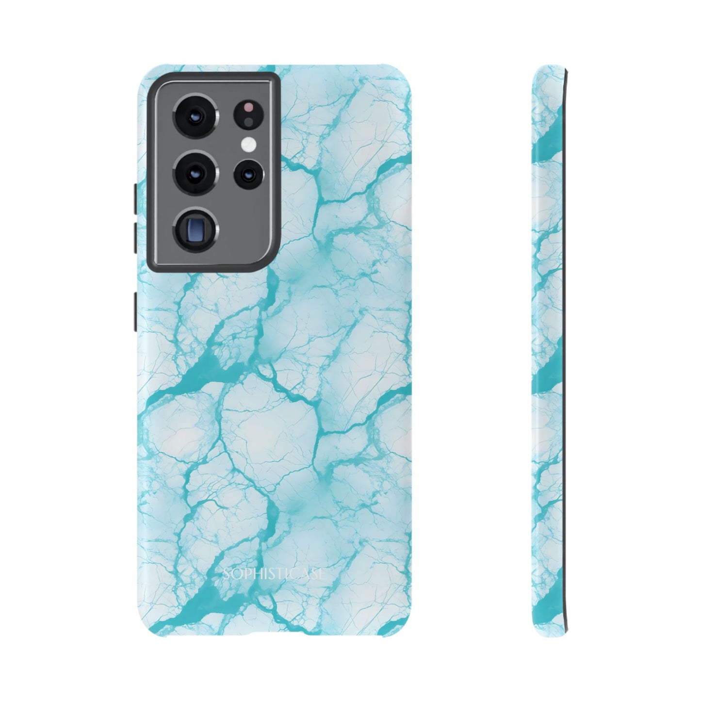 Marble Opulence in Aqua - Tough Phone Case