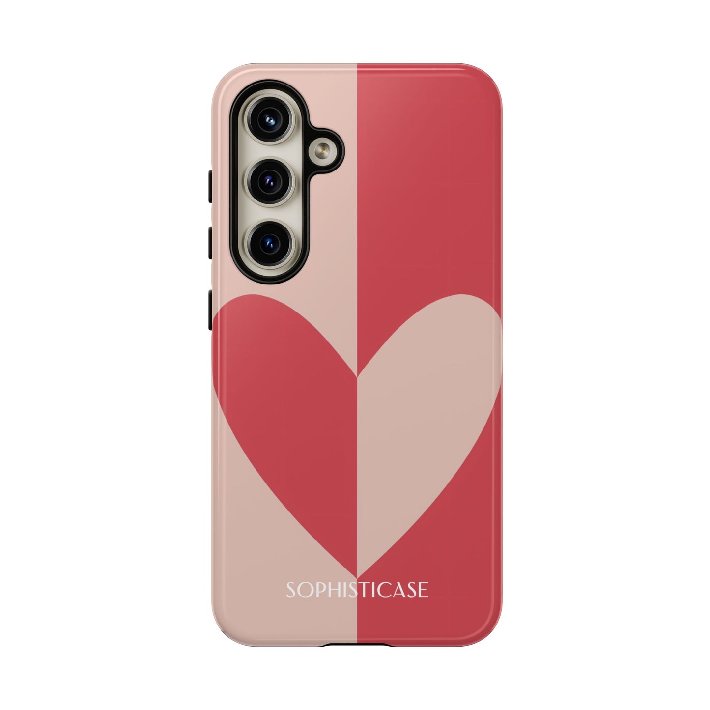 Be Mine in Red and Brown - Protective Phone Case for Samsung Galaxy - Sophisticase