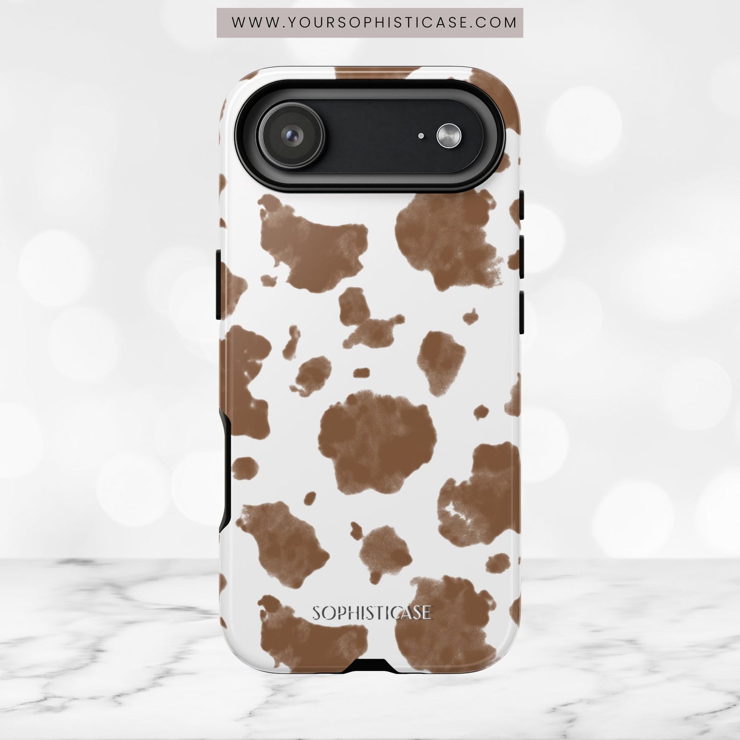 Holy Cow in Brown - iPhone Case