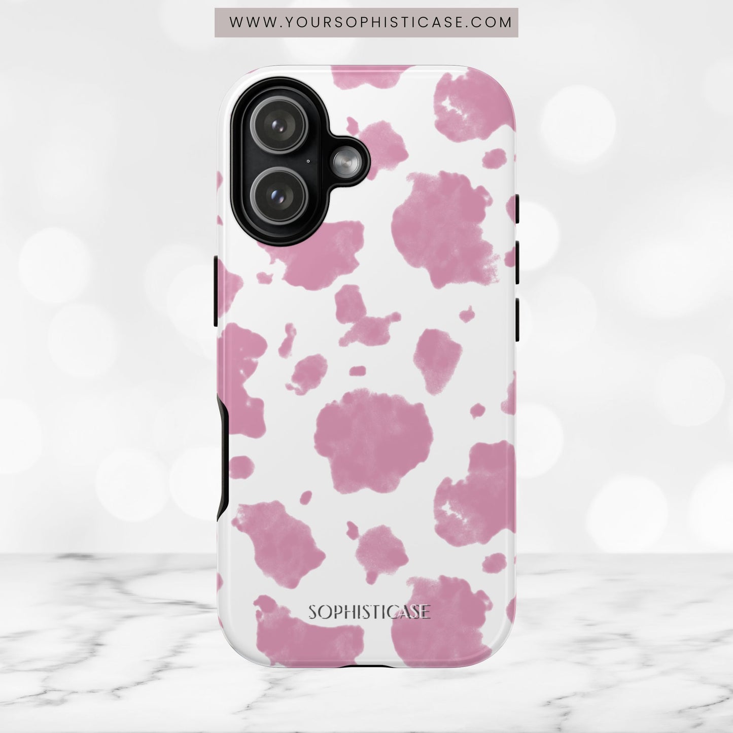Holy Cow in Pink - iPhone Case