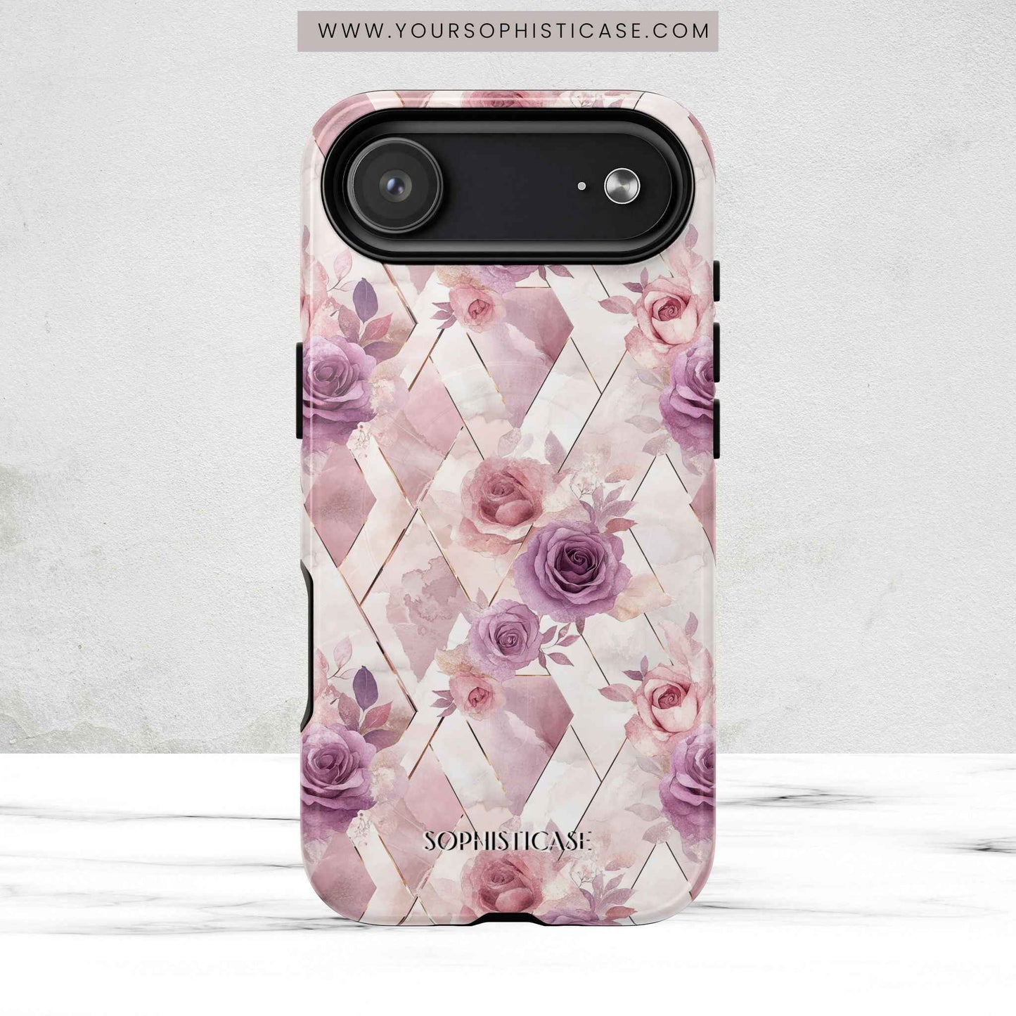Royal Floral in Mauve Rose - iPhone Magsafe Case