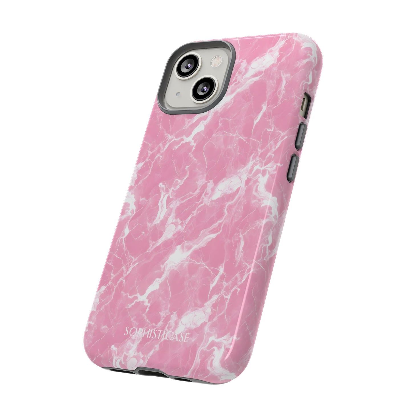 Marble Crush in Pink - iPhone Case