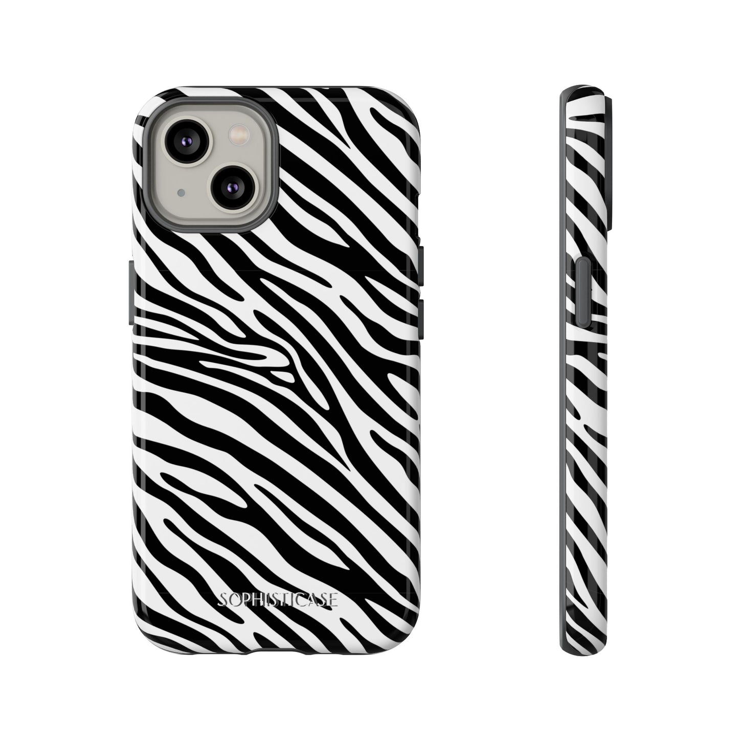 Dark Thoughts in Urban Zebra - Tough Phone Case