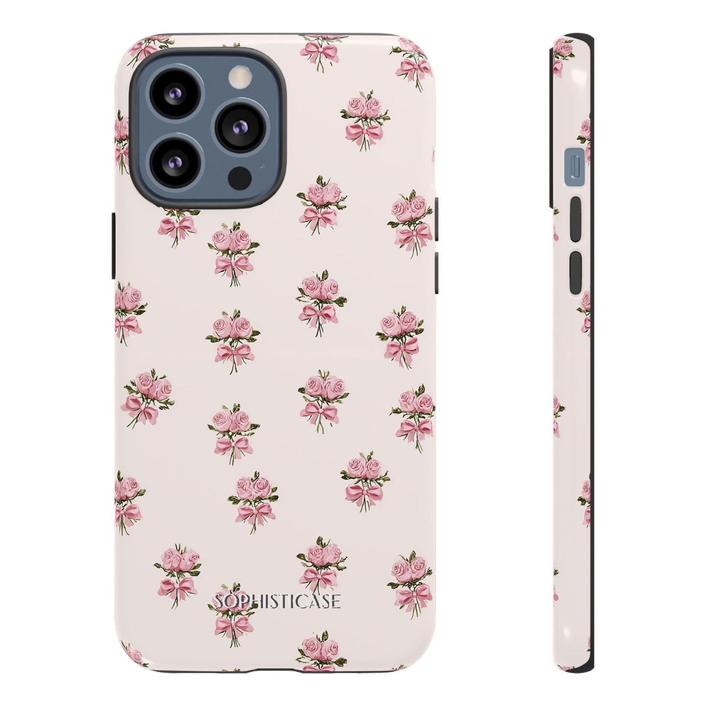 The Sweetest Thing in Coquette Rose Bouquet - iPhone Case