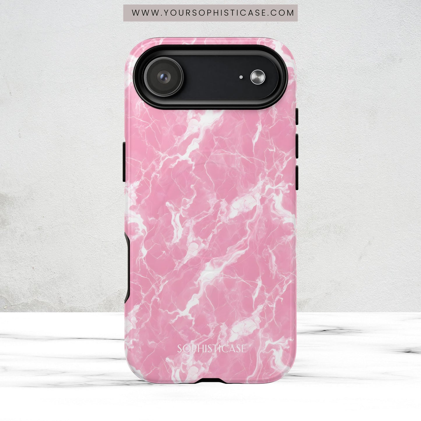 Marble Crush in Pink - Magsafe Case