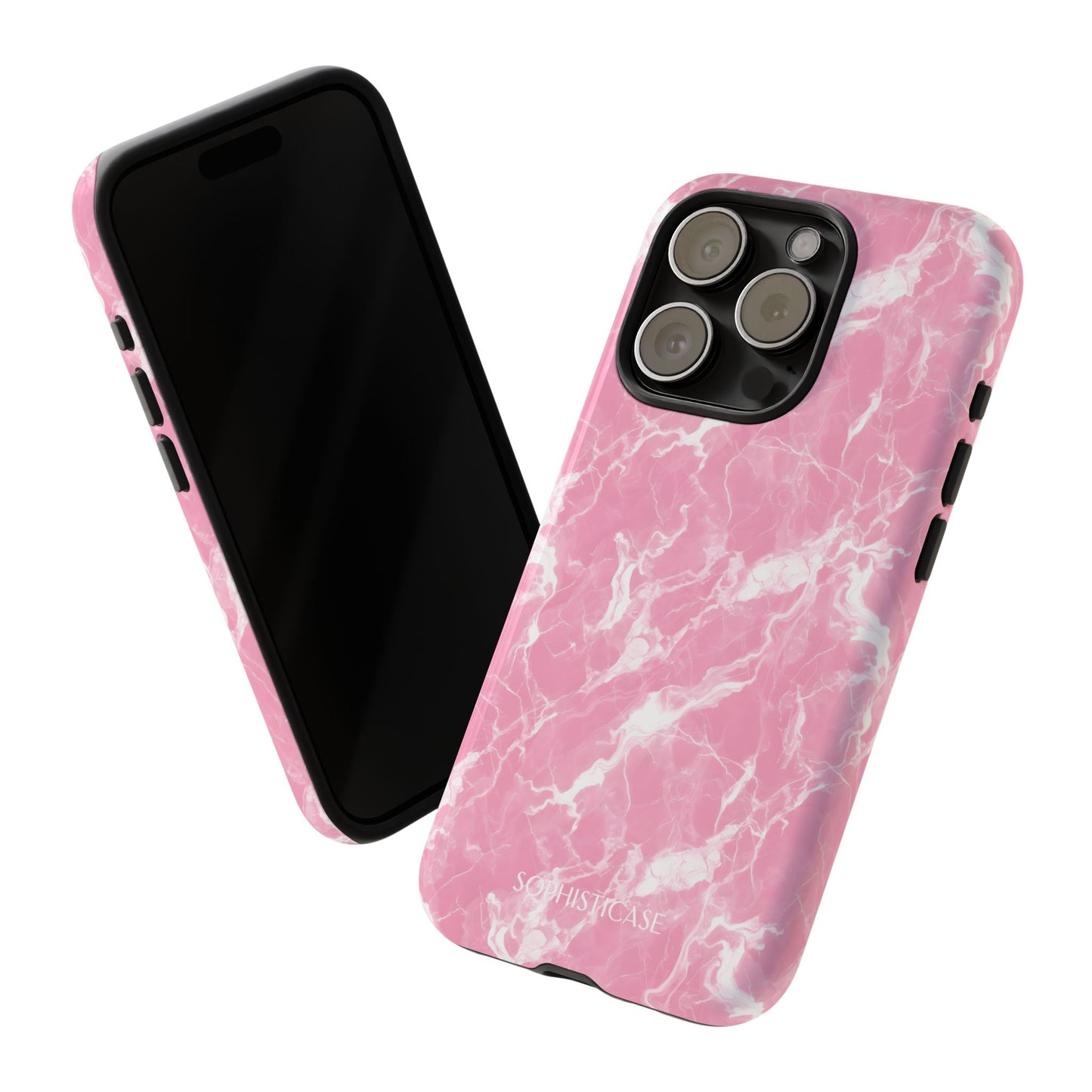 Marble Crush in Pink - iPhone Case