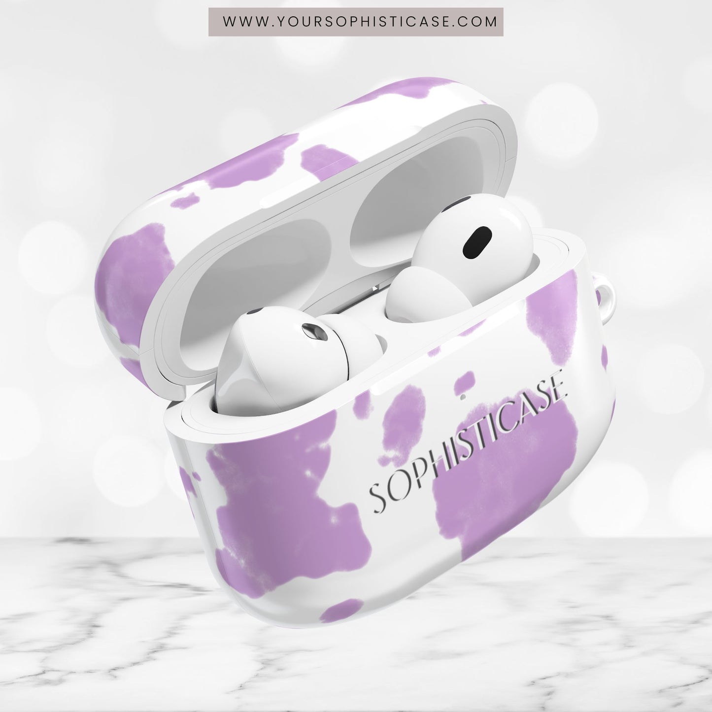 AirPod Cases - Holy Cow in Purple