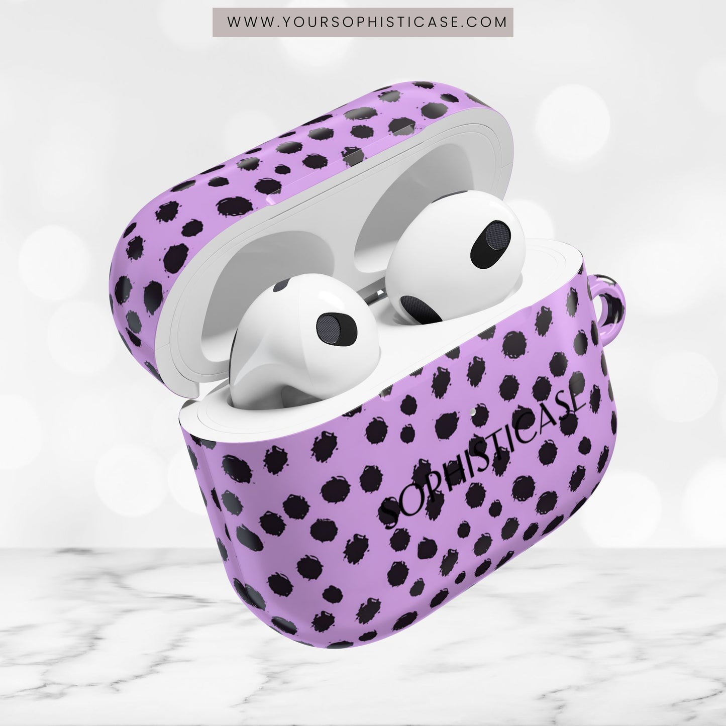 AirPod Cases - Cheetahs and Liars in Purple