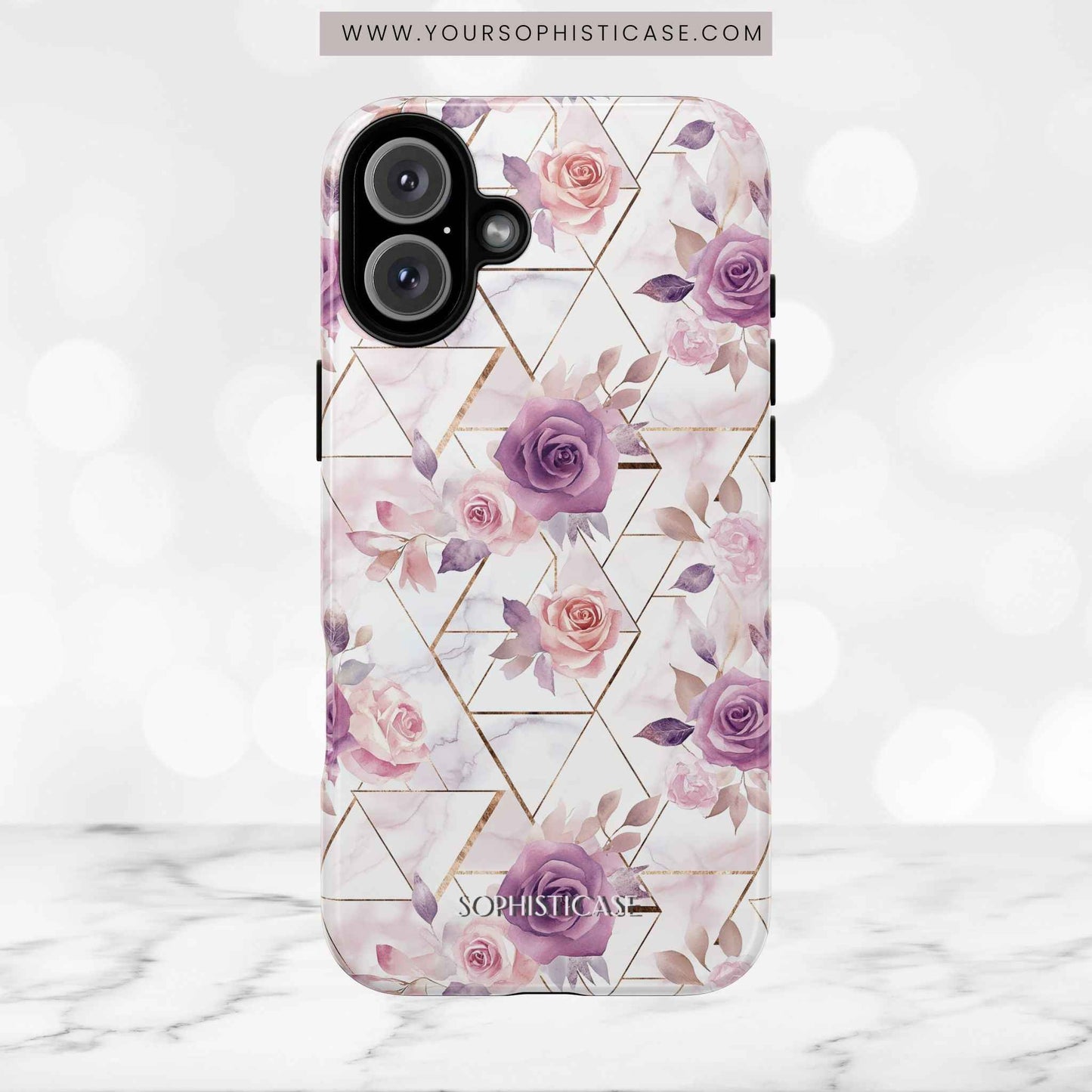 Royal Floral in Rose Royale - Tough Phone Case