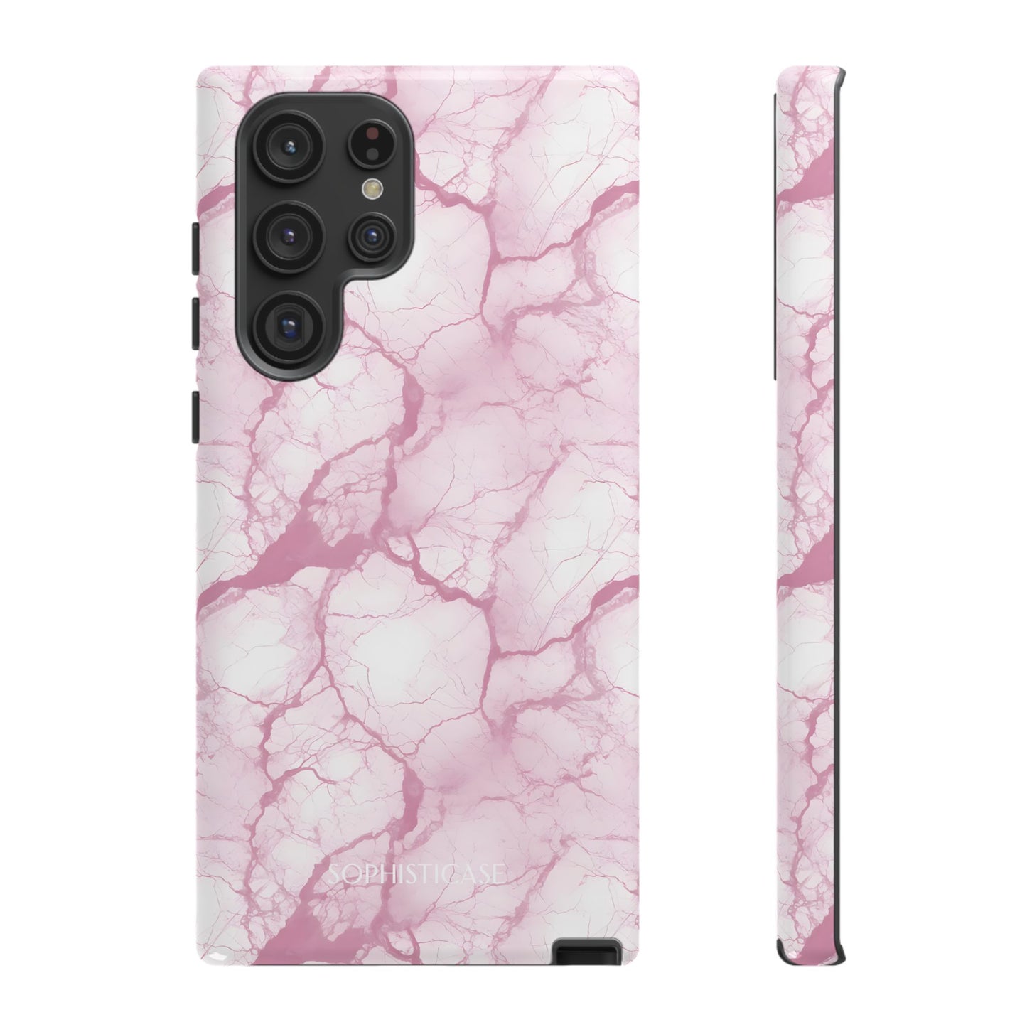 Marble Opulence in Pink - Tough Phone Case