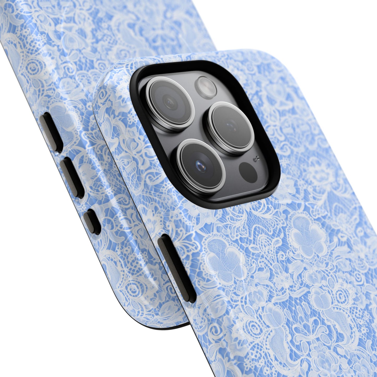 Luxe Lace in Blue - Magsafe Case