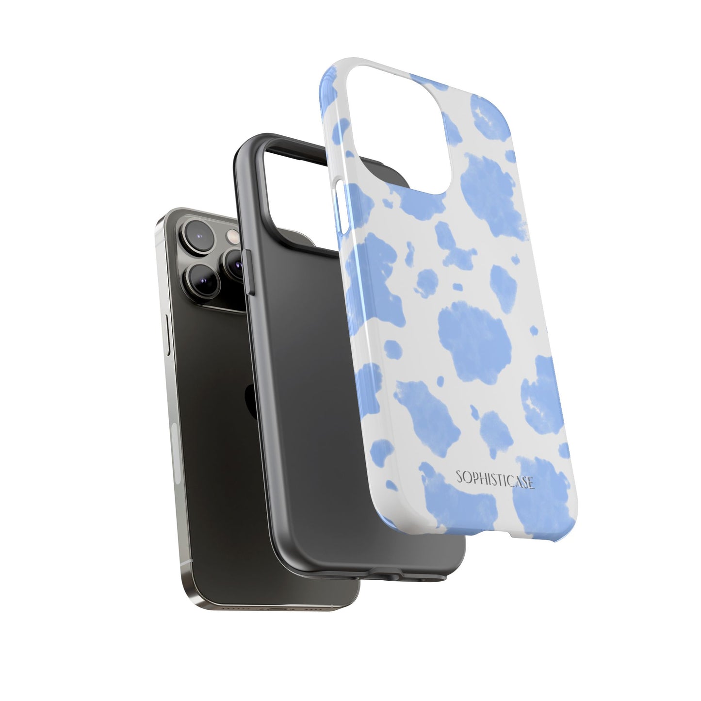 Holy Cow in Blue - iPhone Case