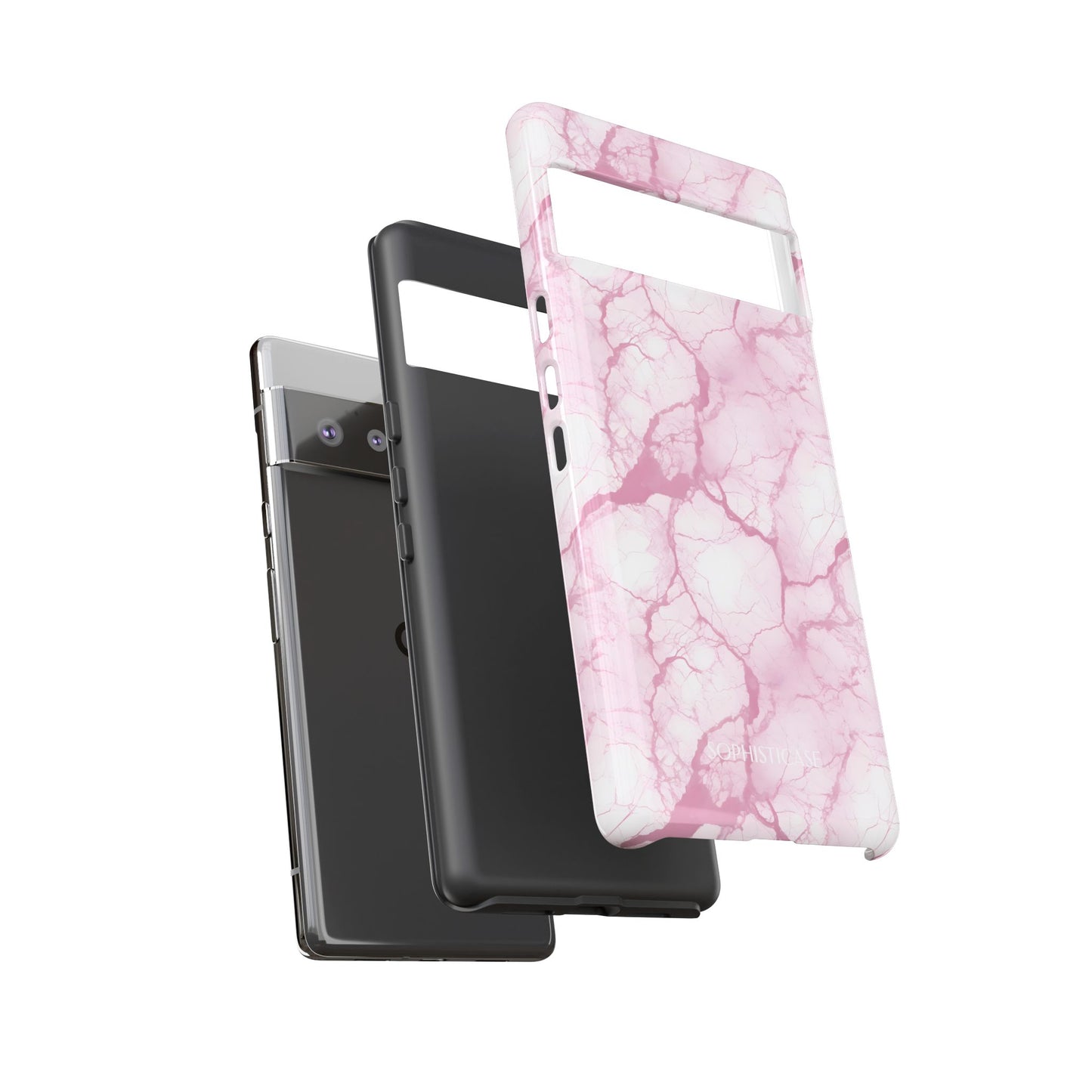 Marble Opulence in Pink - Tough Phone Case