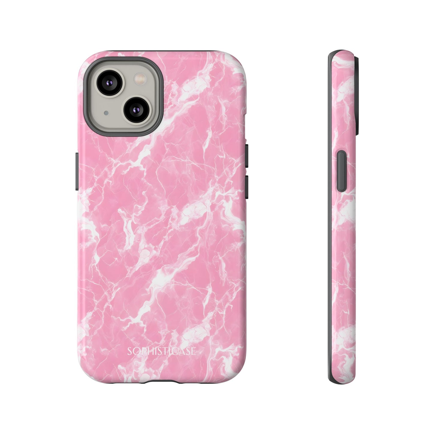 Marble Crush in Pink - iPhone Case