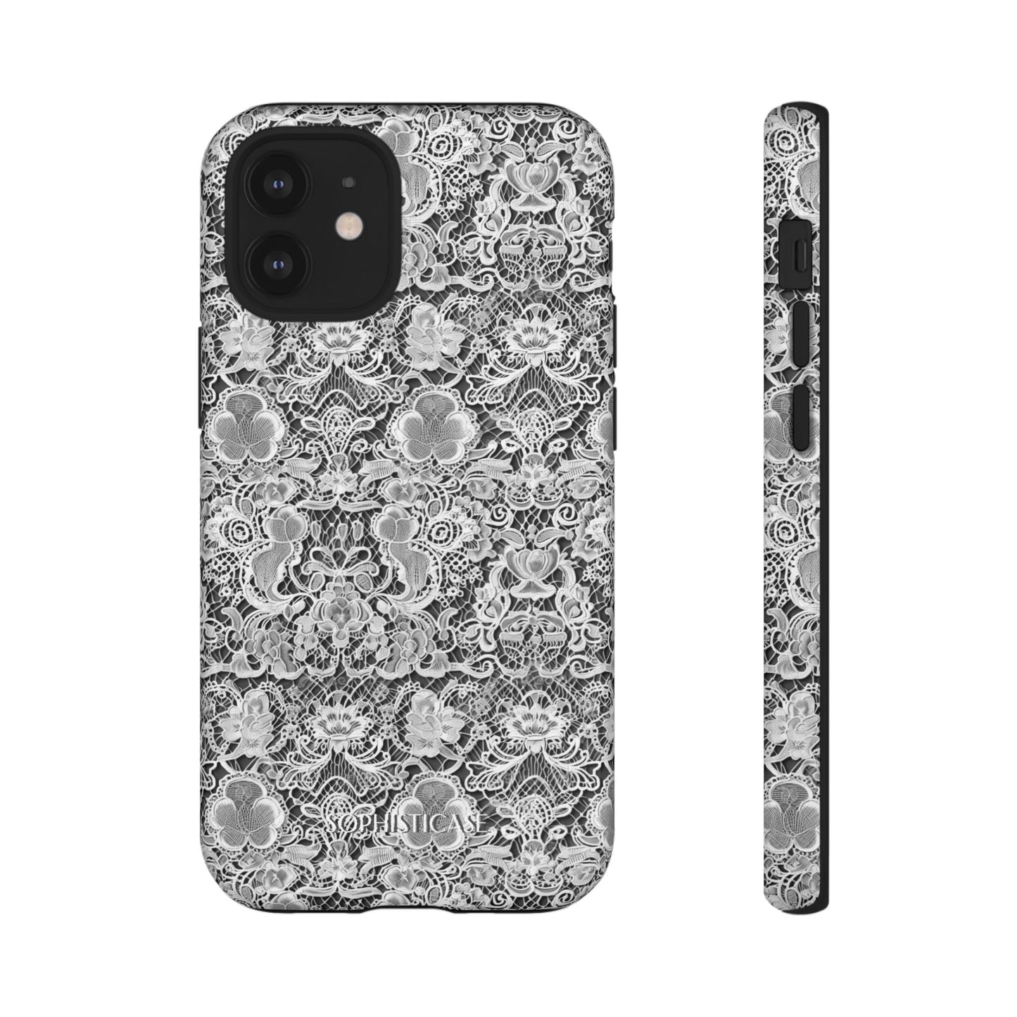 Luxe Lace in Black - Tough Phone Case