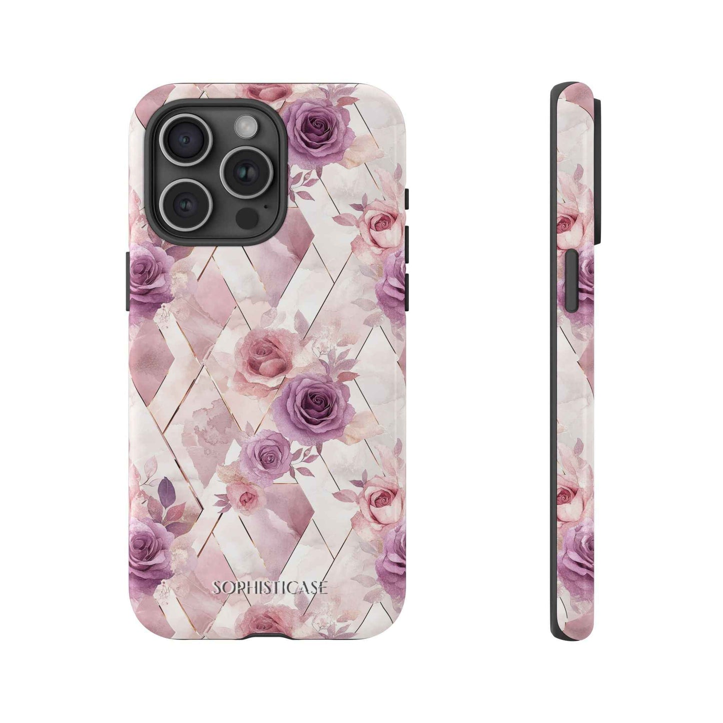Royal Floral in Mauve Rose - Tough Phone Case