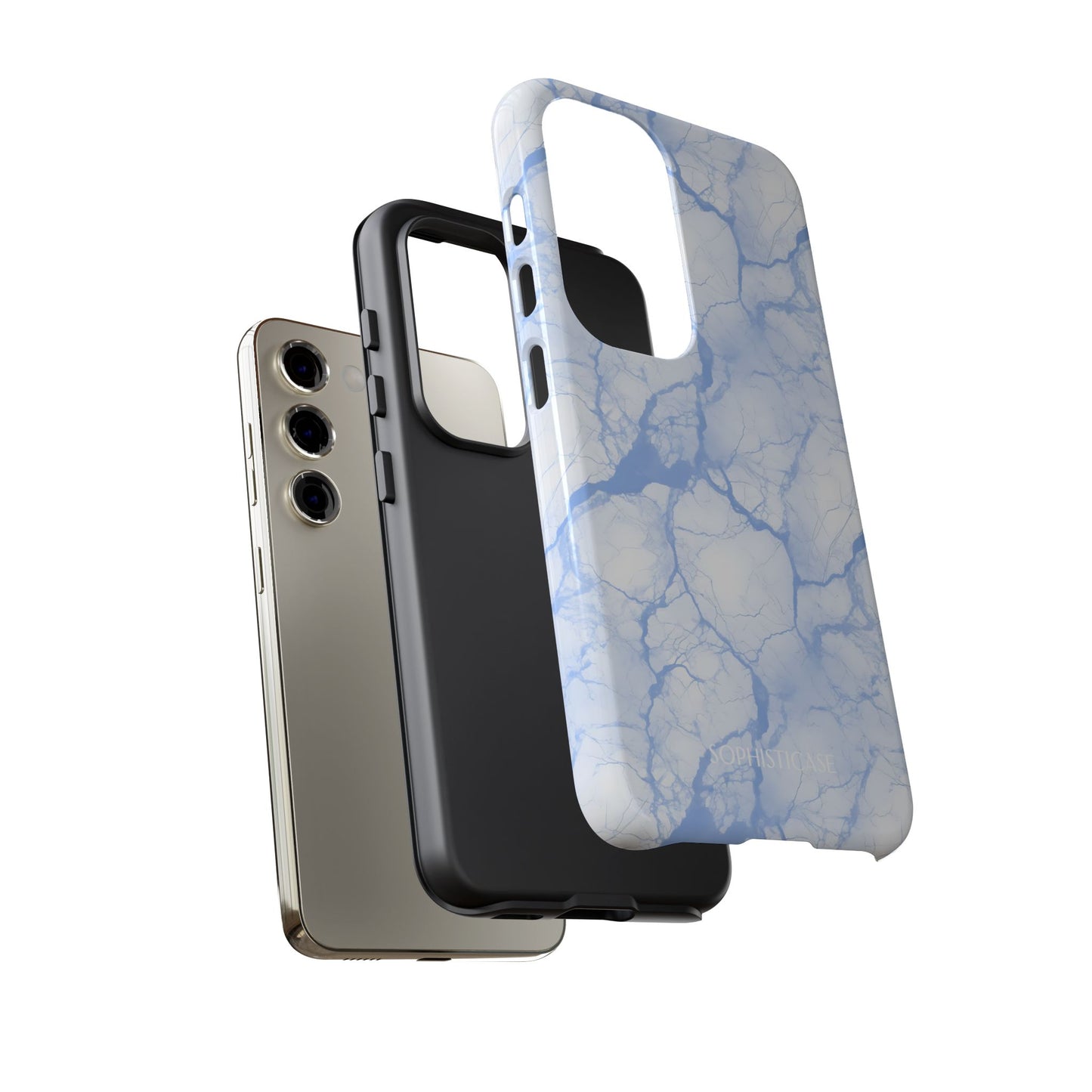 Marble Opulence in Blue - Samsung Galaxy Case