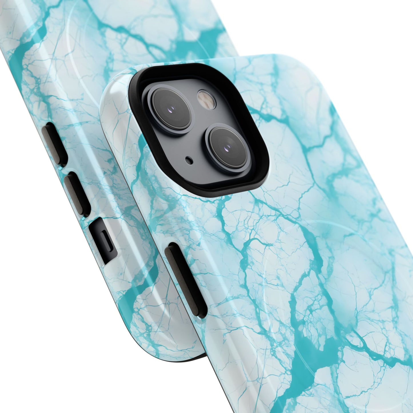 Marble Opulence in Aqua - Magsafe Case
