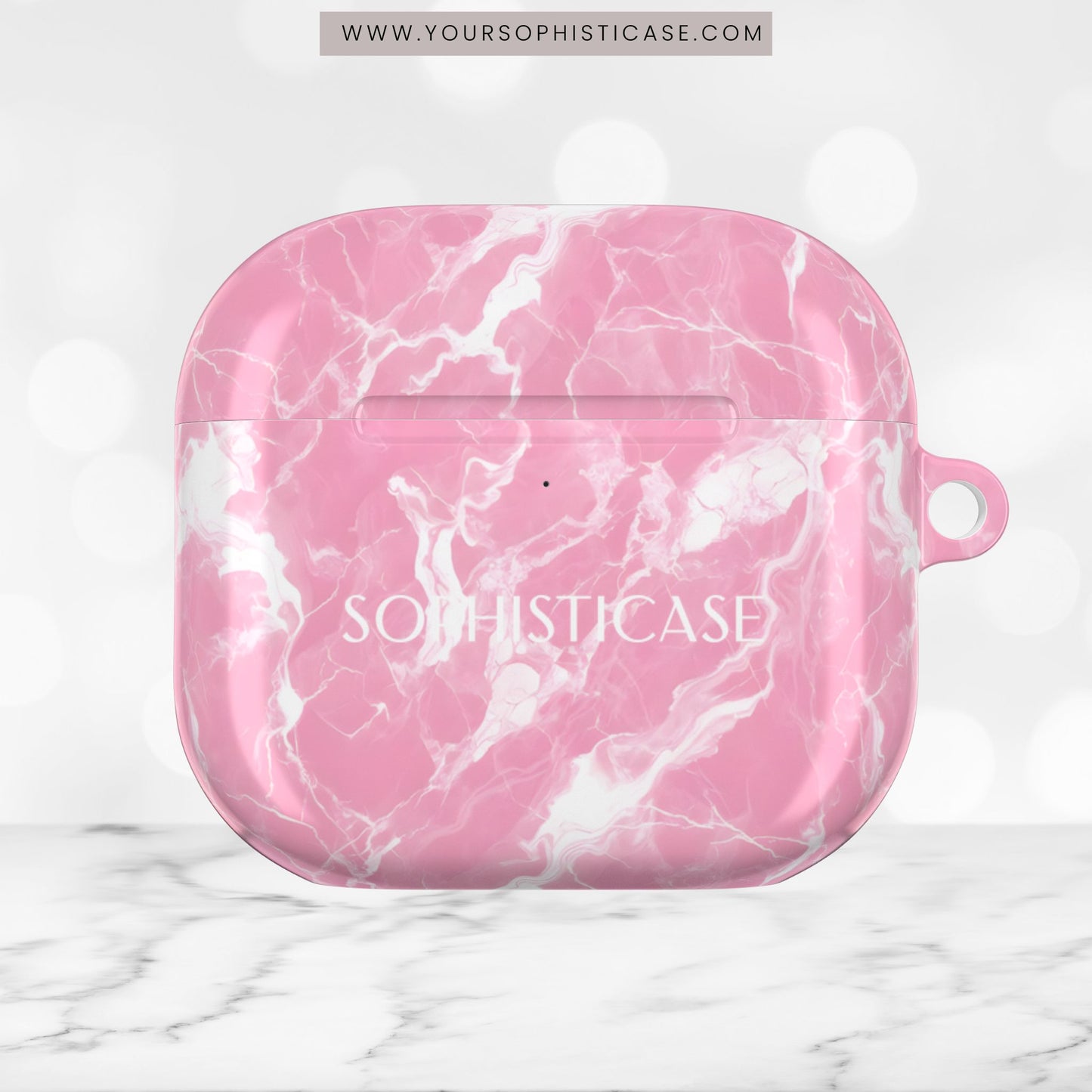 AirPod Cases - Marble Crush in Pink