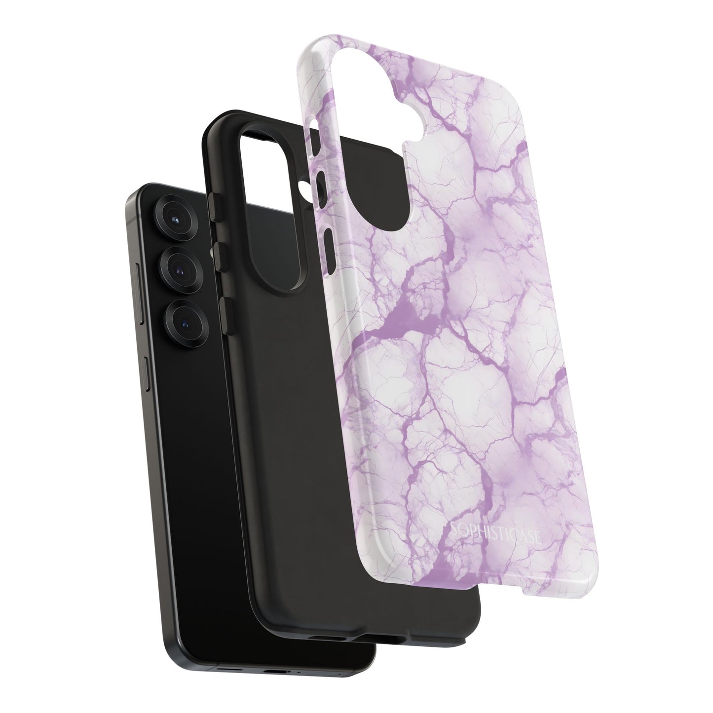 Marble Opulence in Purple - Tough Phone Case