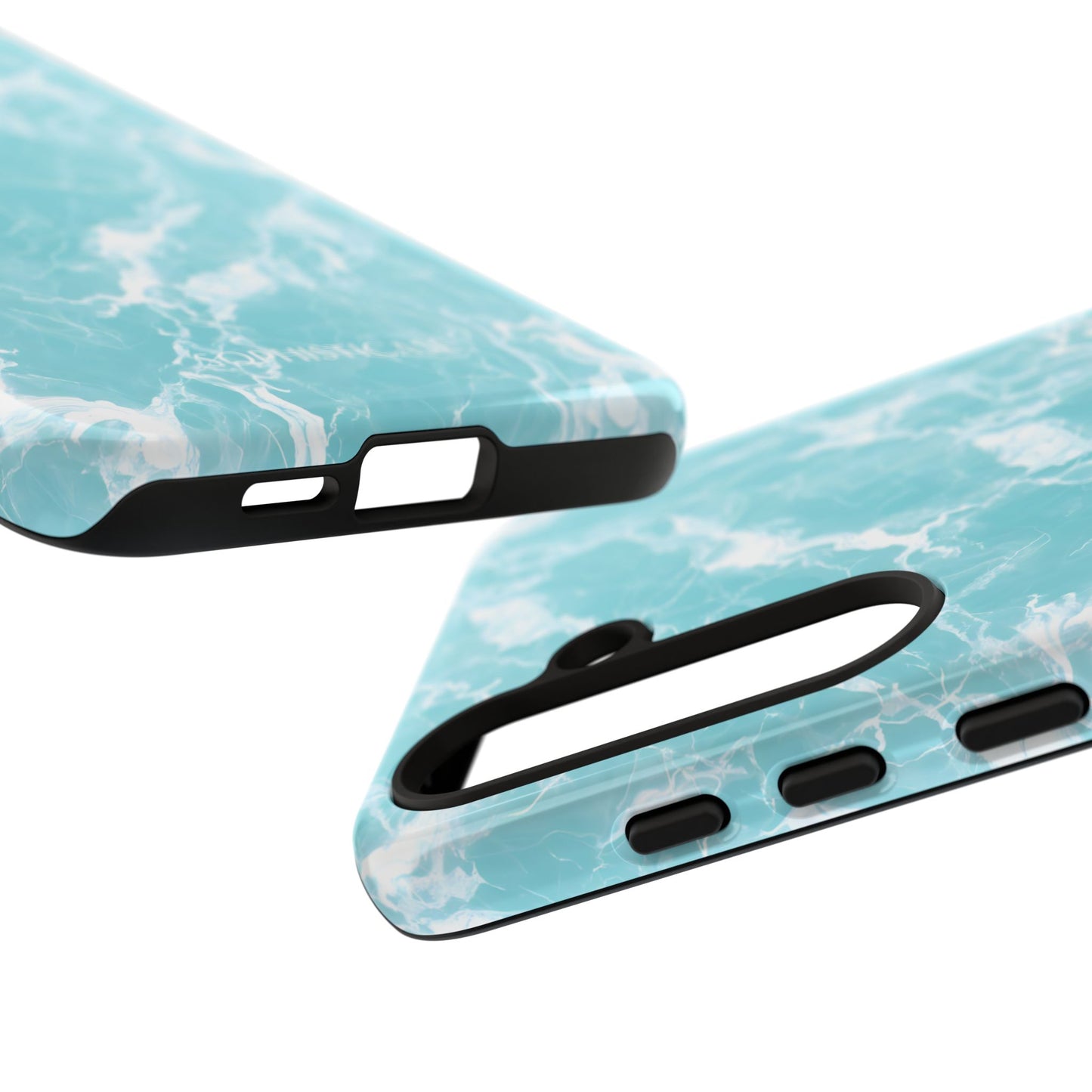 Marble Crush in Aqua - Tough Phone Case