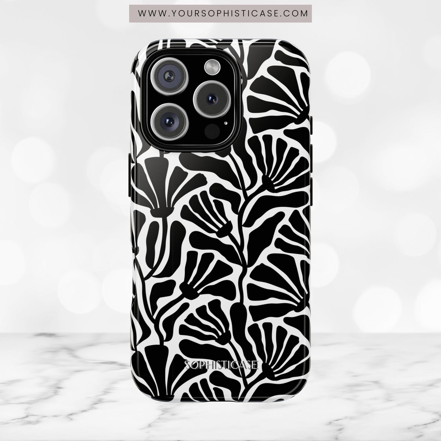 Dark Thoughts in Urban Vine - Tough Phone Case