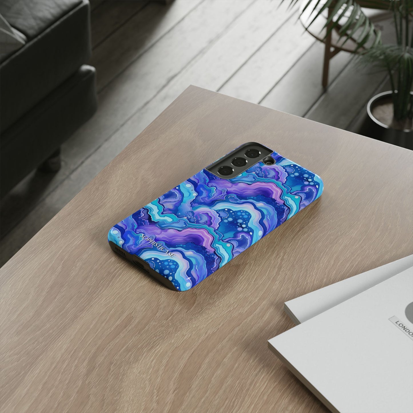 Nightstone in Lapis Wave - Tough Phone Case