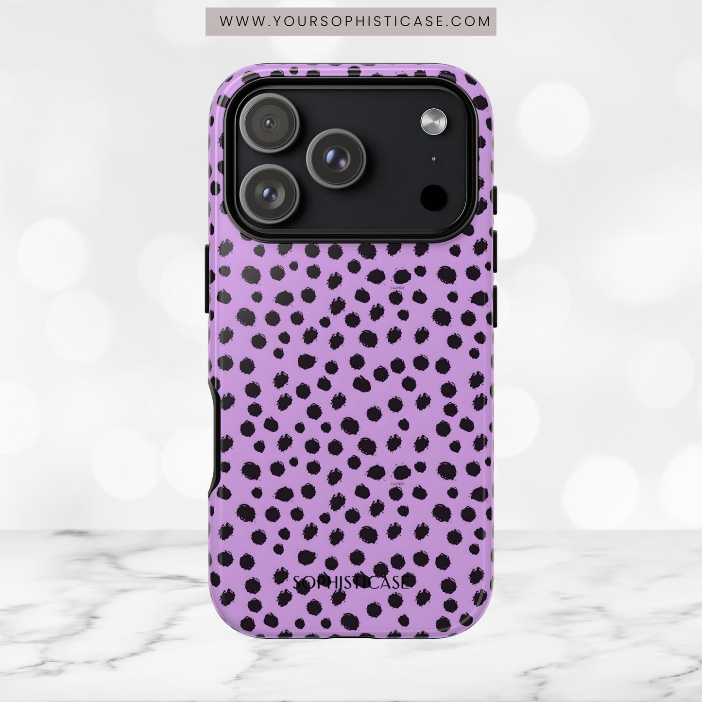 Cheetahs and Liars in Purple - iPhone Case
