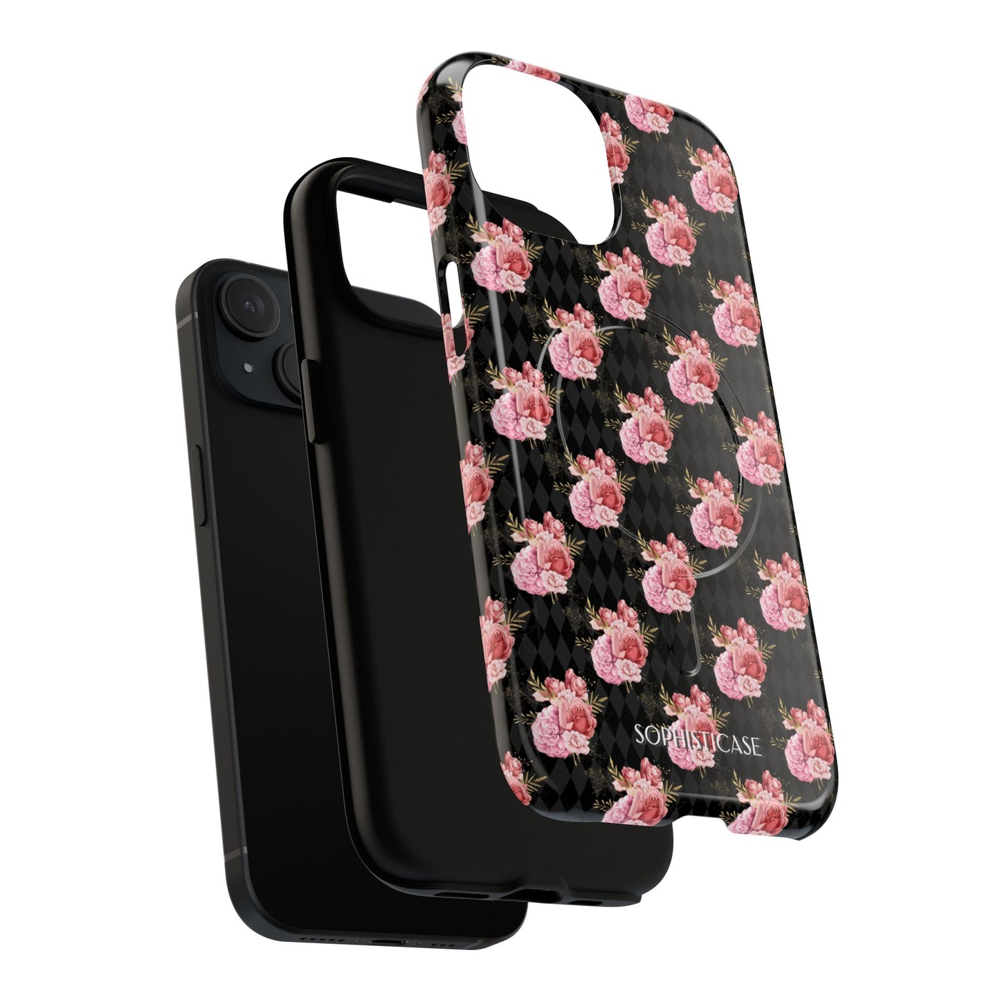 Rose Diamond Romance in Vivienne - Magsafe Phone Case