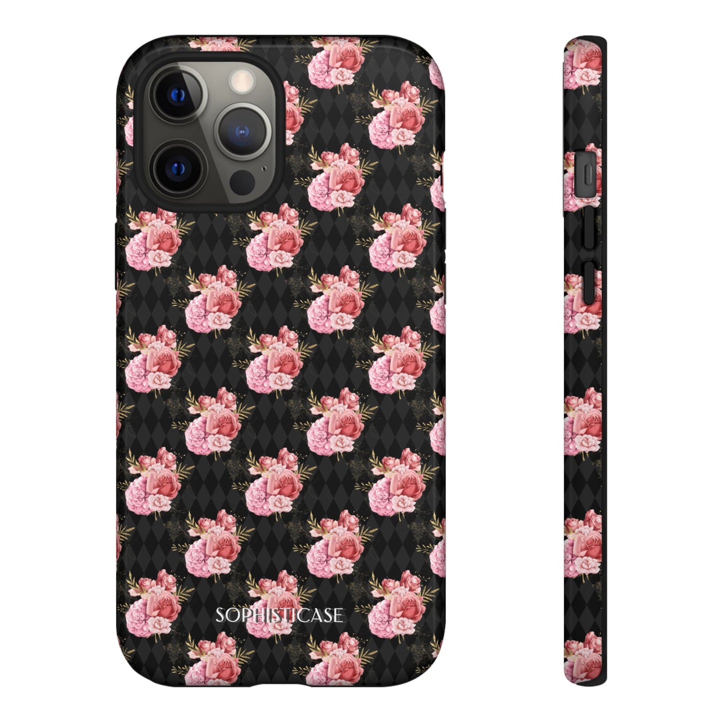 Rose Diamond Romance in Vivienne - iPhone Case