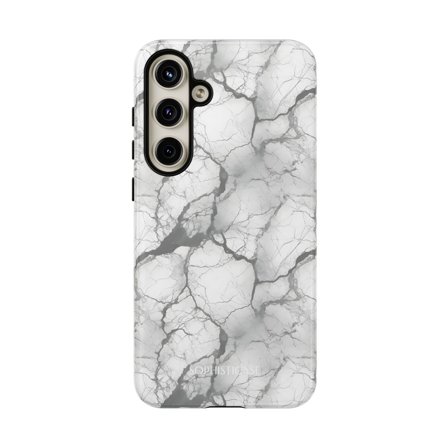 Marble Opulence in Charcoal Grey - Samsung Galaxy Case